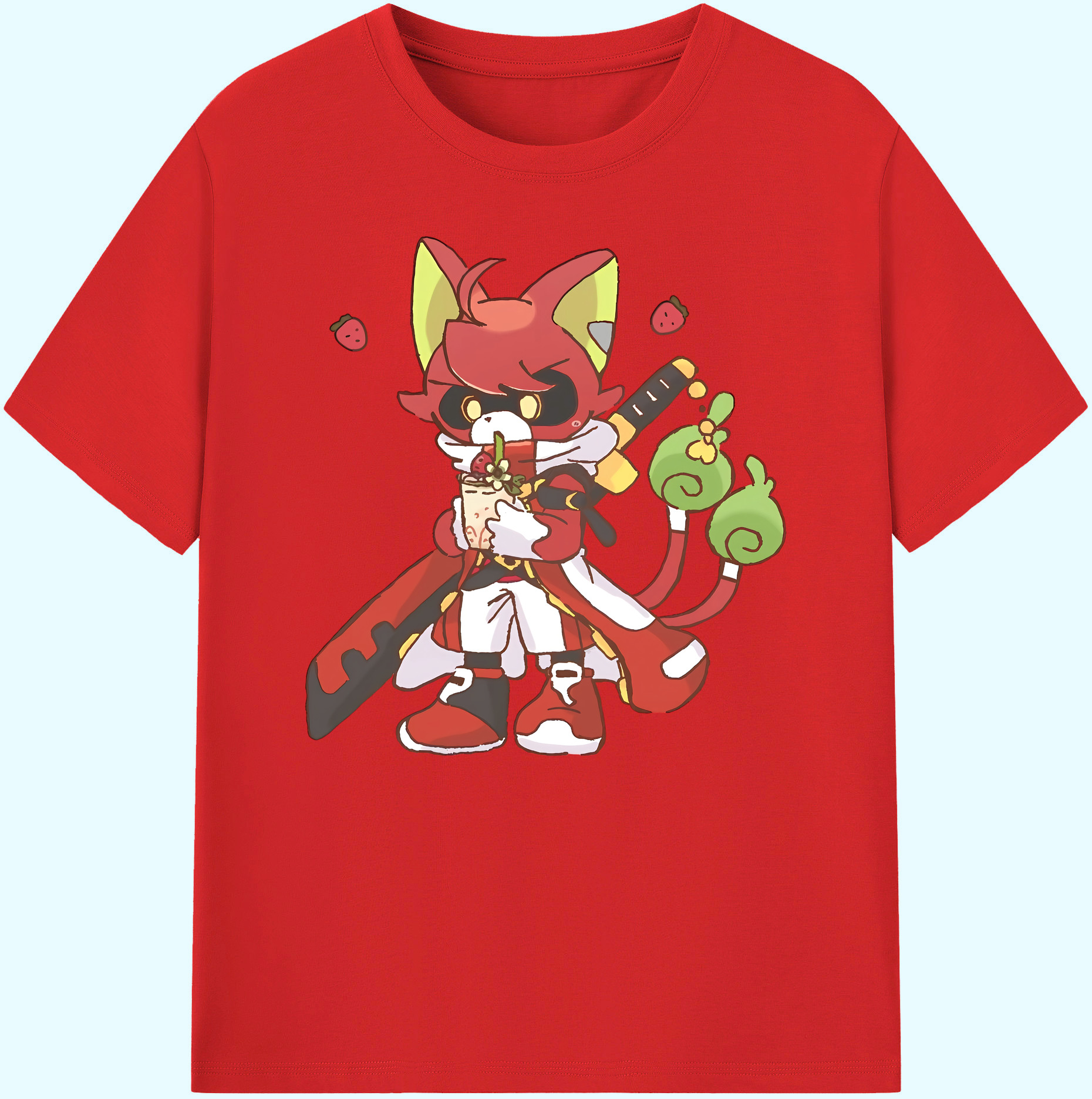 （画像用） 妖怪ウォッチ Yo-kai Watch 綿100％ メンズ半袖Tシャツ｜肌触りやわらか＆通気性