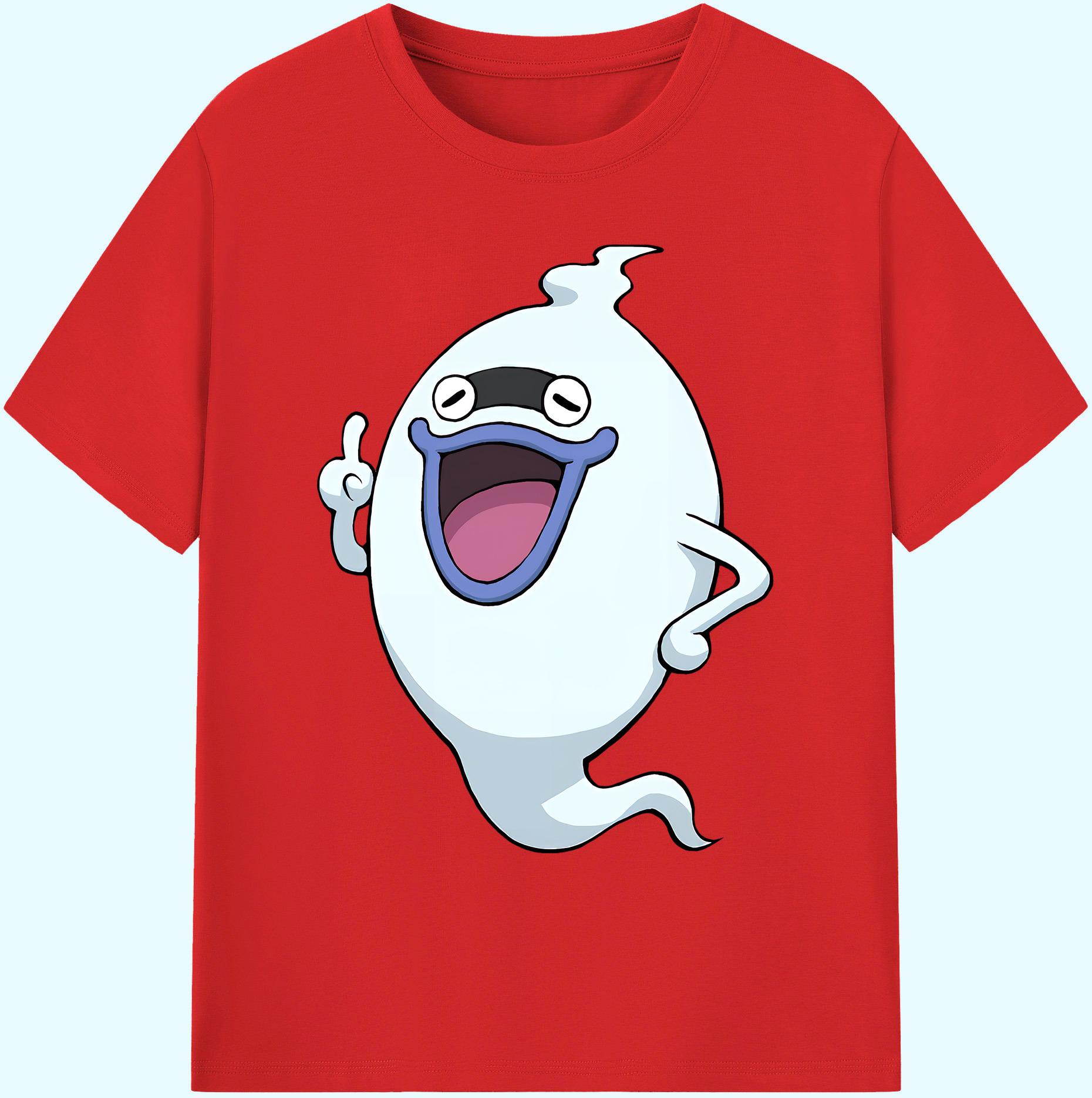 （画像用） 妖怪ウォッチ Yo-kai Watch 綿100％ メンズ半袖Tシャツ｜肌触りやわらか＆通気性