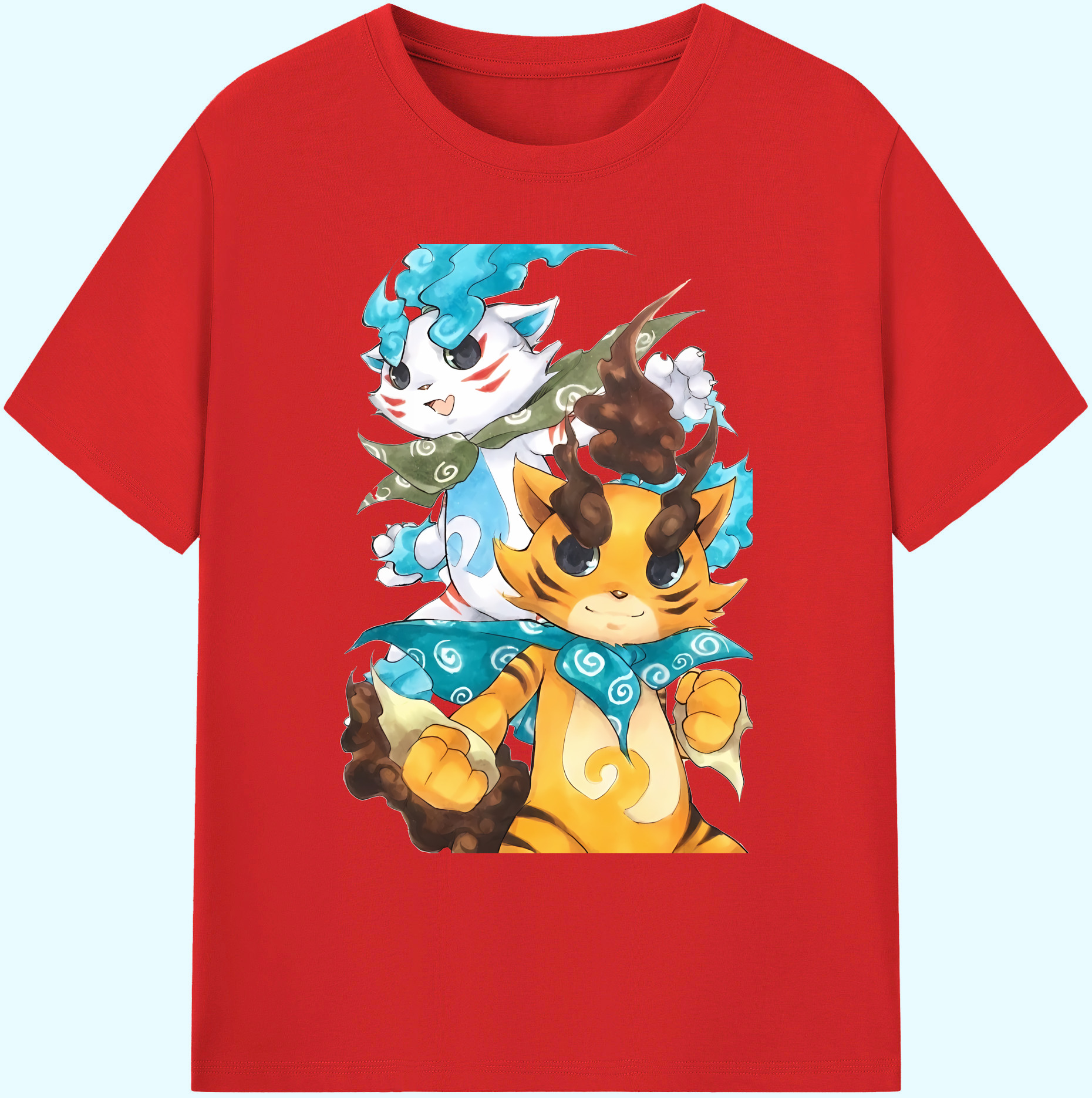 （画像用） 妖怪ウォッチ Yo-kai Watch 綿100％ メンズ半袖Tシャツ｜肌触りやわらか＆通気性