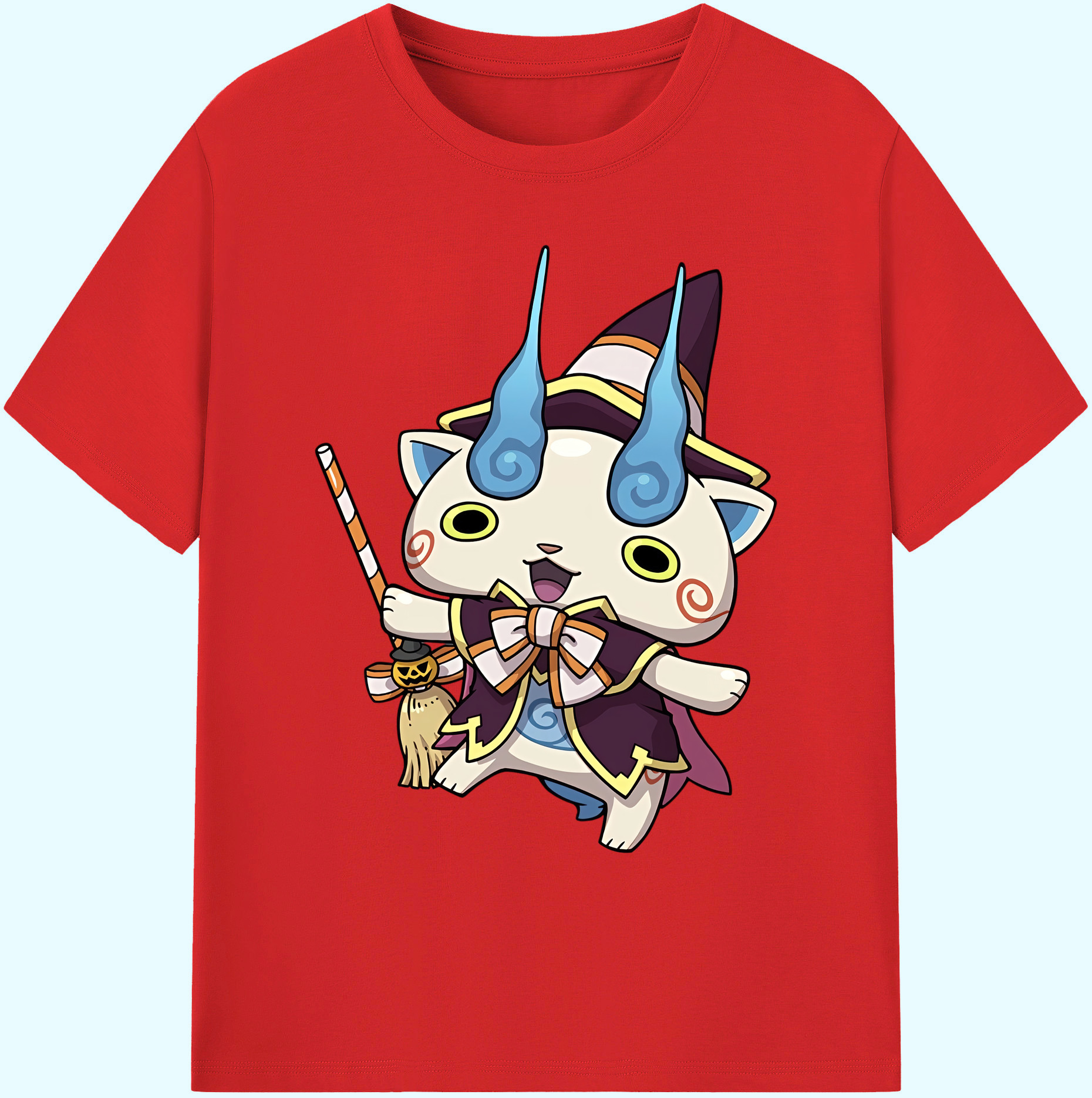 （画像用） 妖怪ウォッチ Yo-kai Watch 綿100％ メンズ半袖Tシャツ｜肌触りやわらか＆通気性