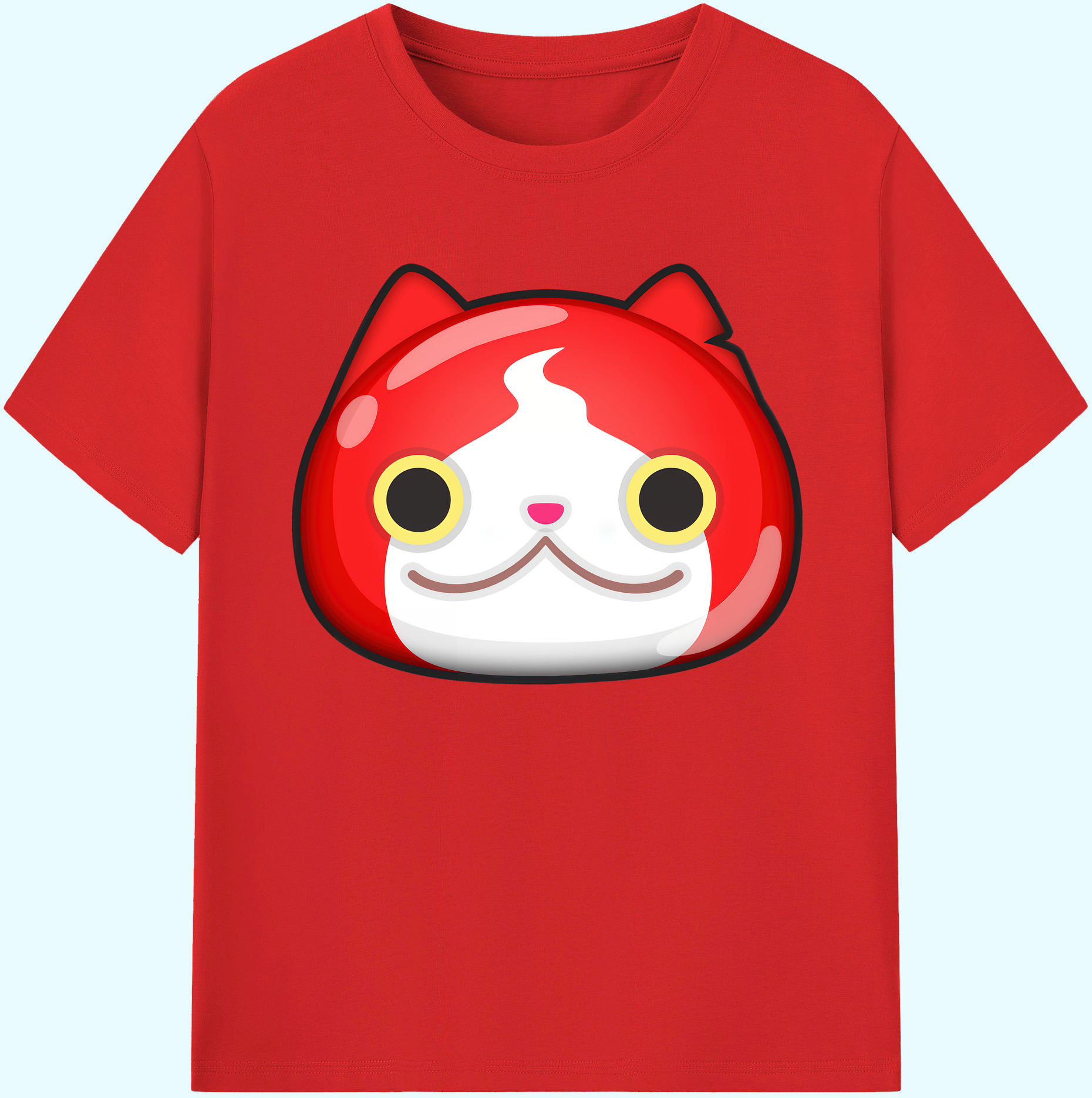 （画像用） 妖怪ウォッチ Yo-kai Watch 綿100％ メンズ半袖Tシャツ｜肌触りやわらか＆通気性
