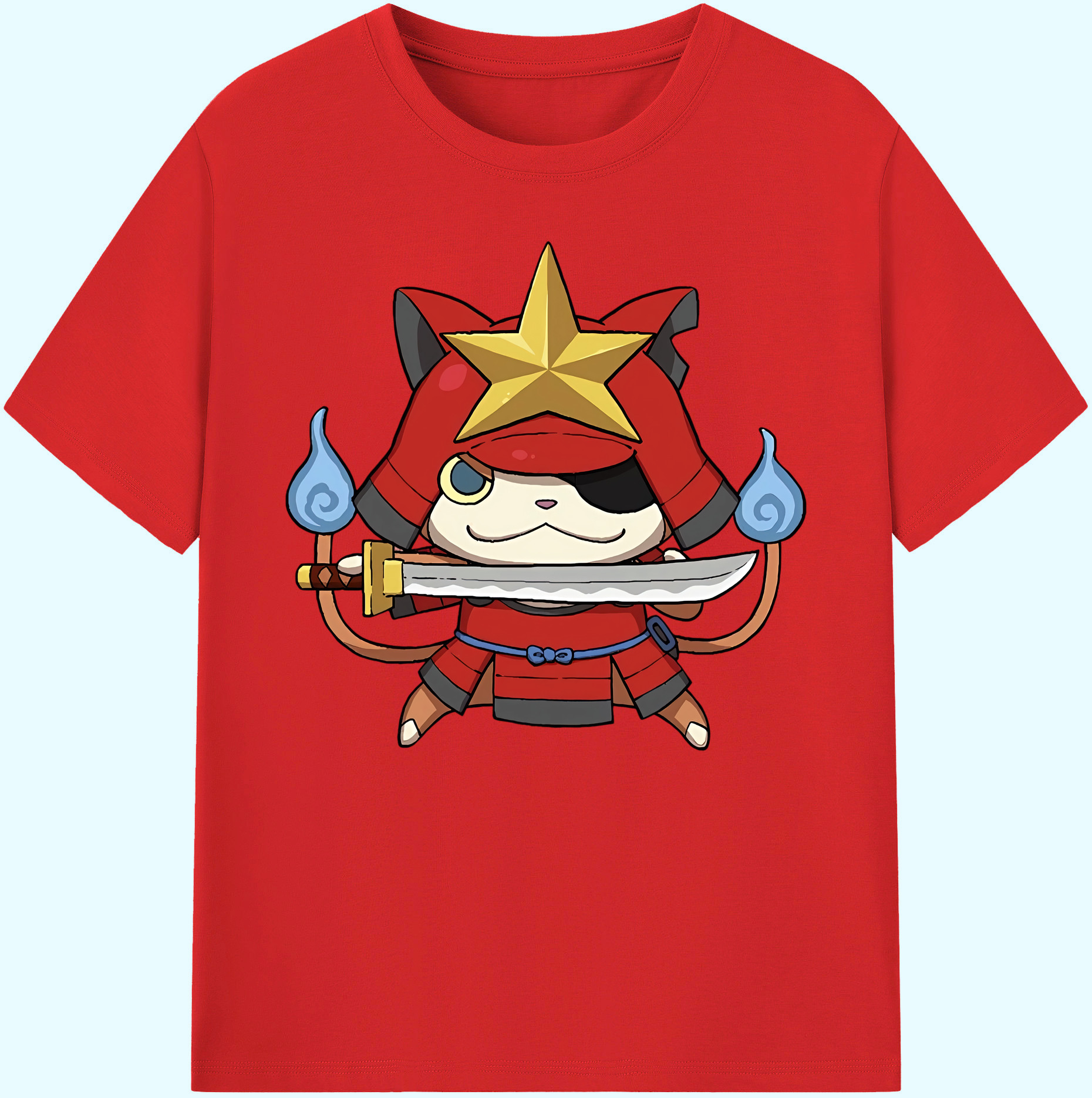 （画像用） 妖怪ウォッチ Yo-kai Watch 綿100％ メンズ半袖Tシャツ｜肌触りやわらか＆通気性