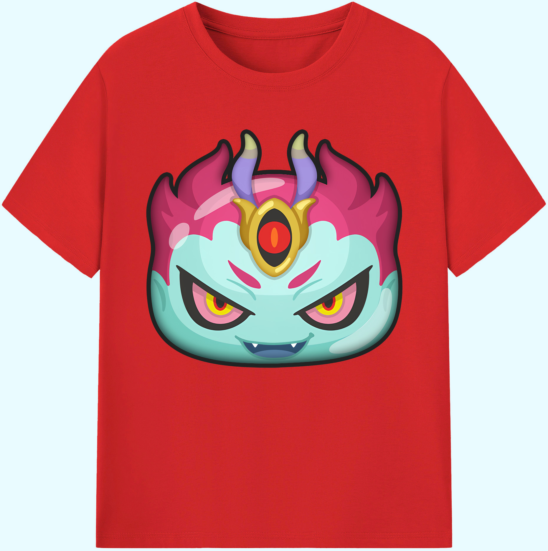 （画像用） 妖怪ウォッチ Yo-kai Watch 綿100％ メンズ半袖Tシャツ｜肌触りやわらか＆通気性