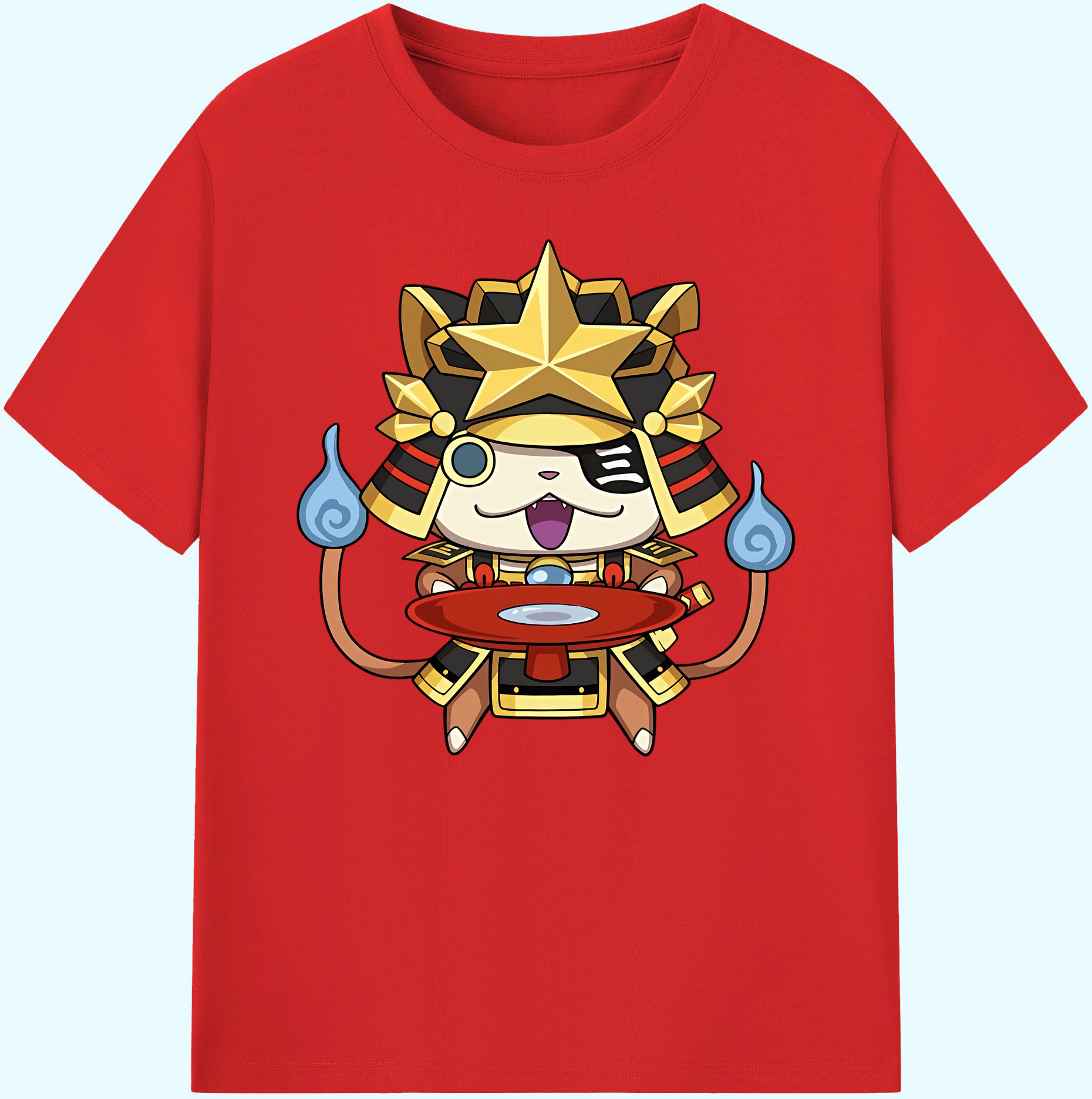 （画像用） 妖怪ウォッチ Yo-kai Watch 綿100％ メンズ半袖Tシャツ｜肌触りやわらか＆通気性