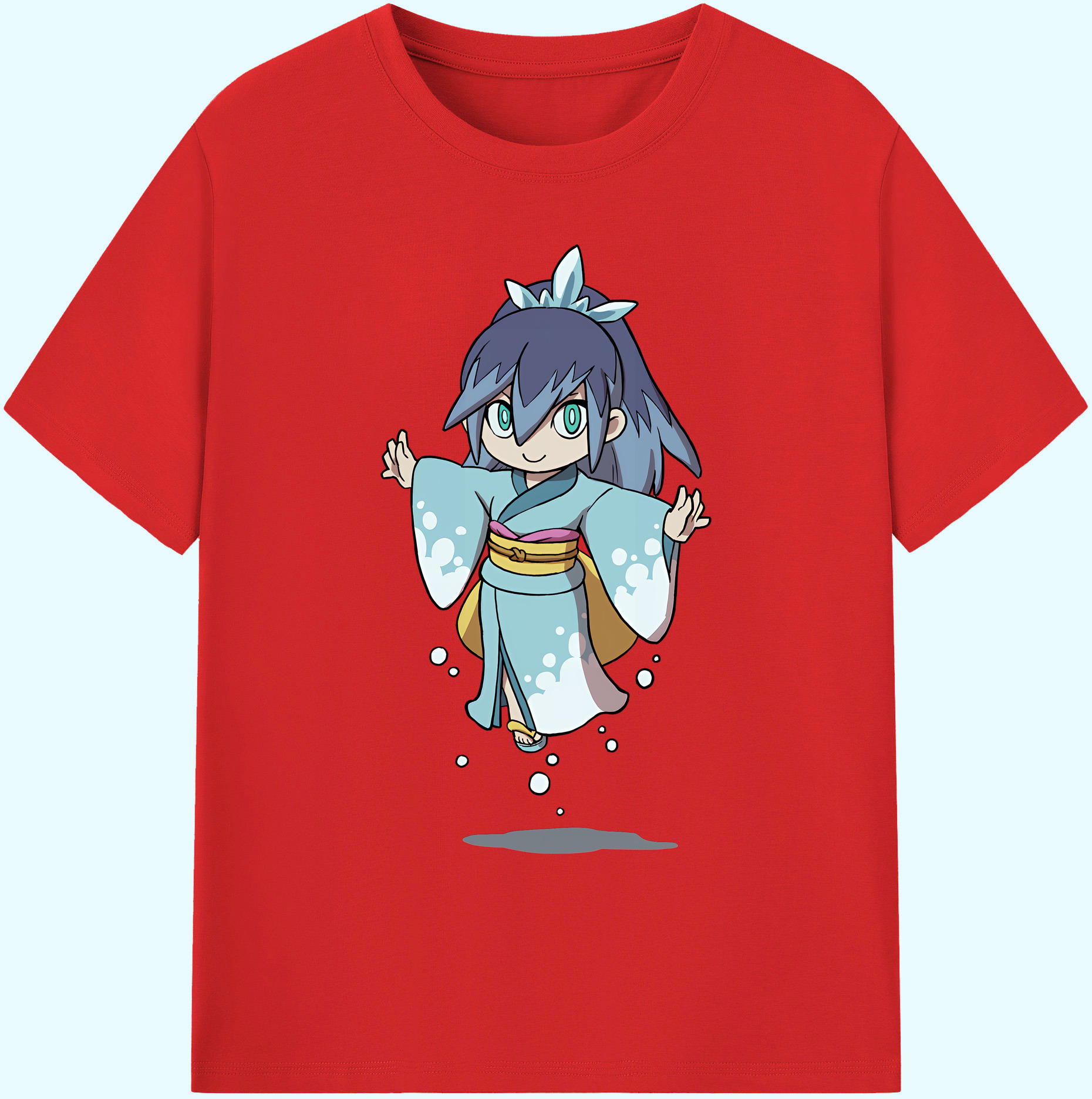 （画像用） 妖怪ウォッチ Yo-kai Watch 綿100％ メンズ半袖Tシャツ｜肌触りやわらか＆通気性