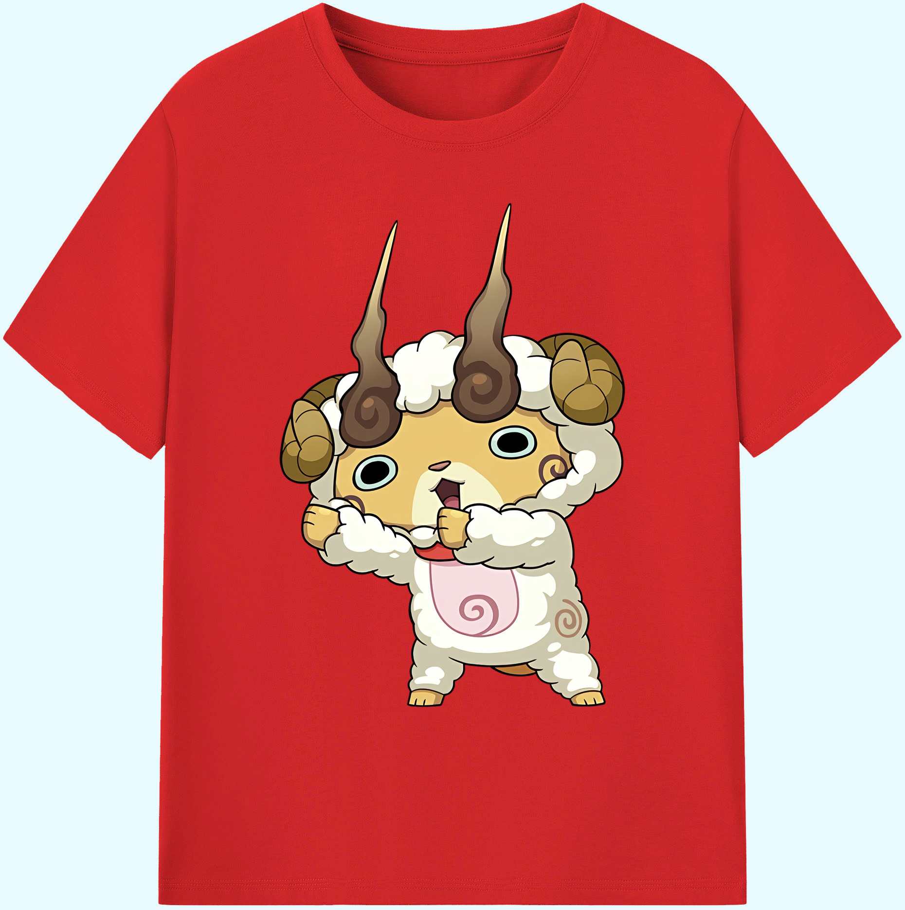（画像用） 妖怪ウォッチ Yo-kai Watch 綿100％ メンズ半袖Tシャツ｜肌触りやわらか＆通気性