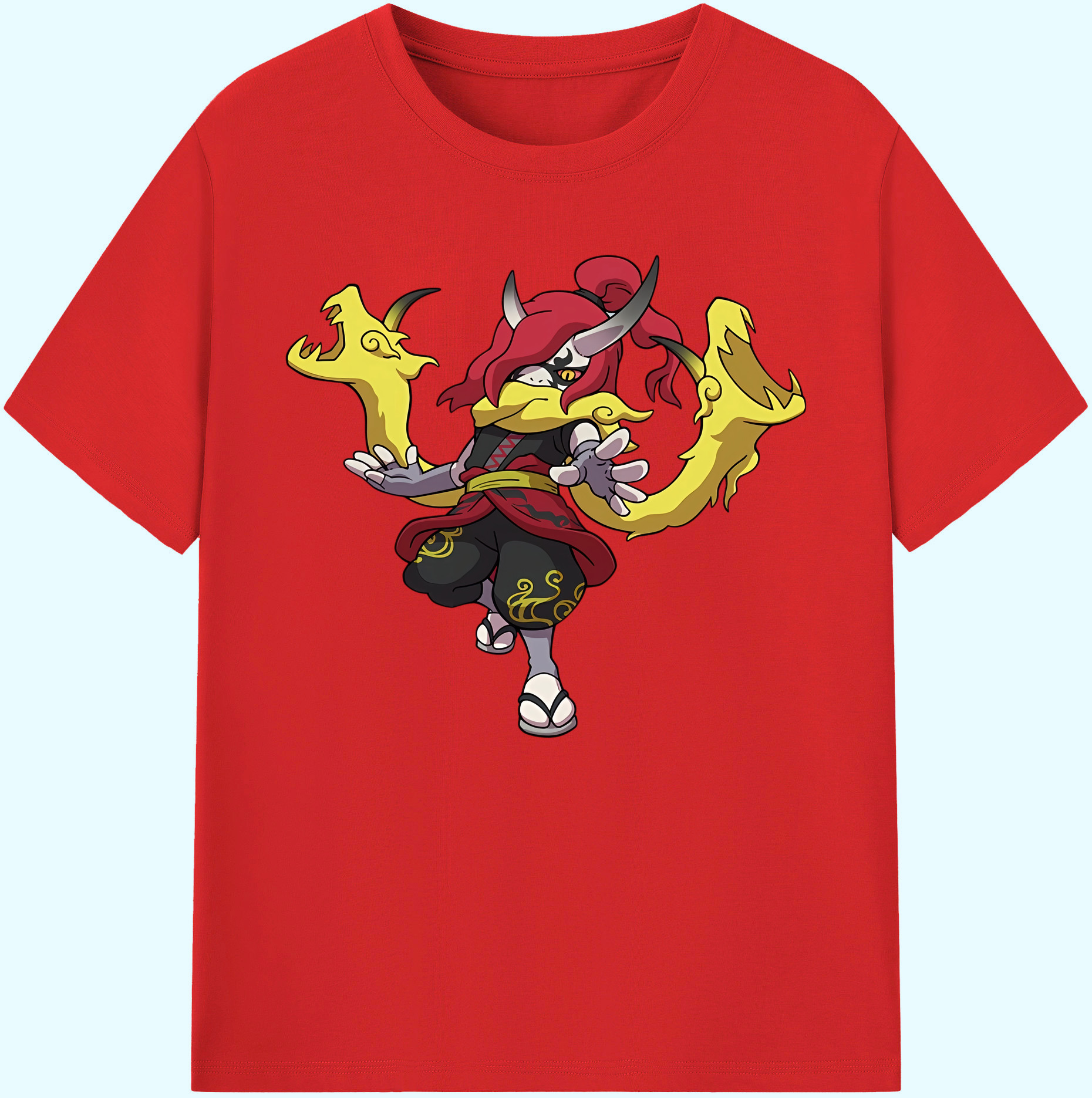 （画像用） 妖怪ウォッチ Yo-kai Watch 綿100％ メンズ半袖Tシャツ｜肌触りやわらか＆通気性