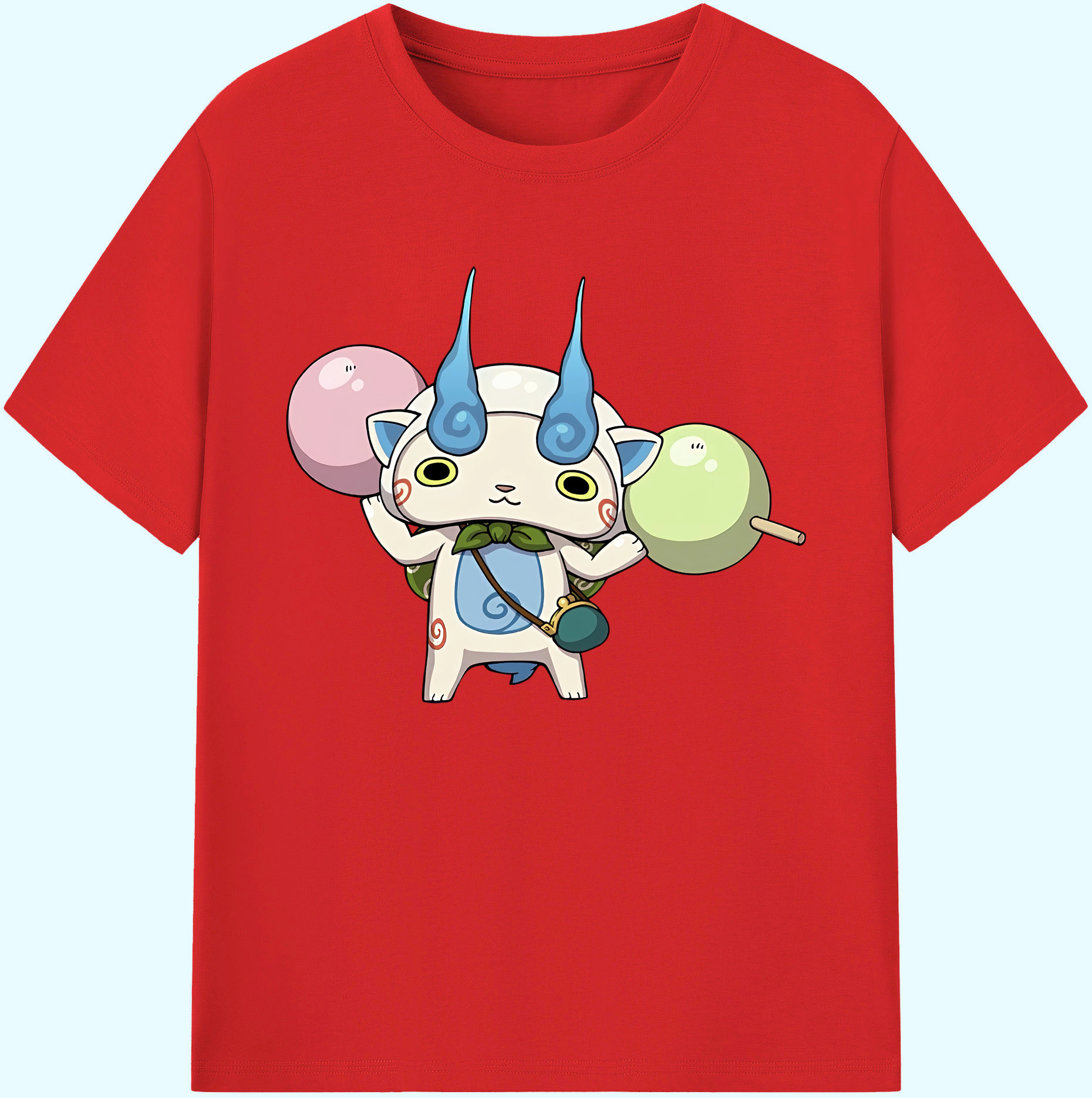 （画像用） 妖怪ウォッチ Yo-kai Watch 綿100％ メンズ半袖Tシャツ｜肌触りやわらか＆通気性
