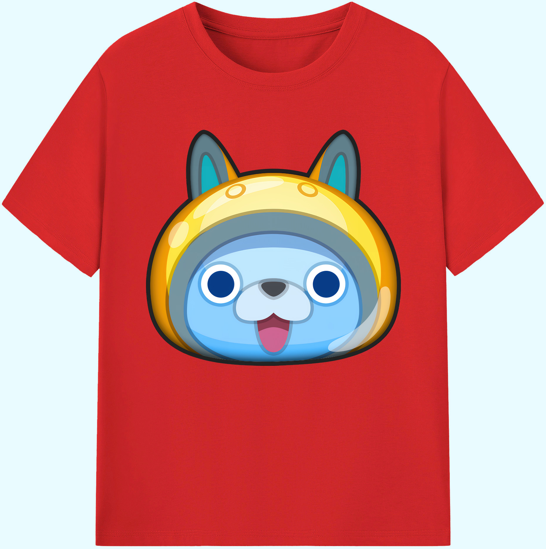 （画像用） 妖怪ウォッチ Yo-kai Watch 綿100％ メンズ半袖Tシャツ｜肌触りやわらか＆通気性