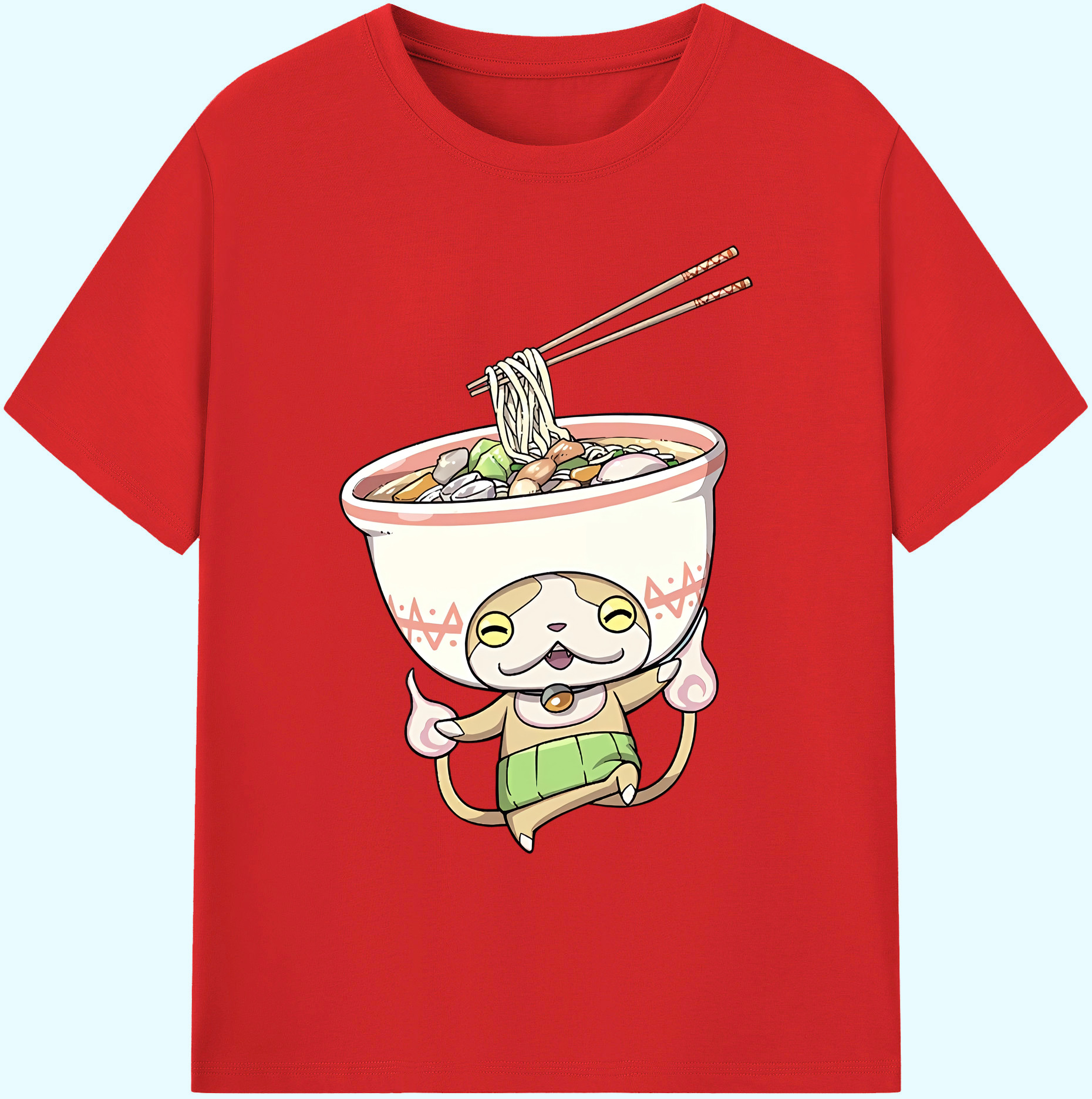 （画像用） 妖怪ウォッチ Yo-kai Watch 綿100％ メンズ半袖Tシャツ｜肌触りやわらか＆通気性