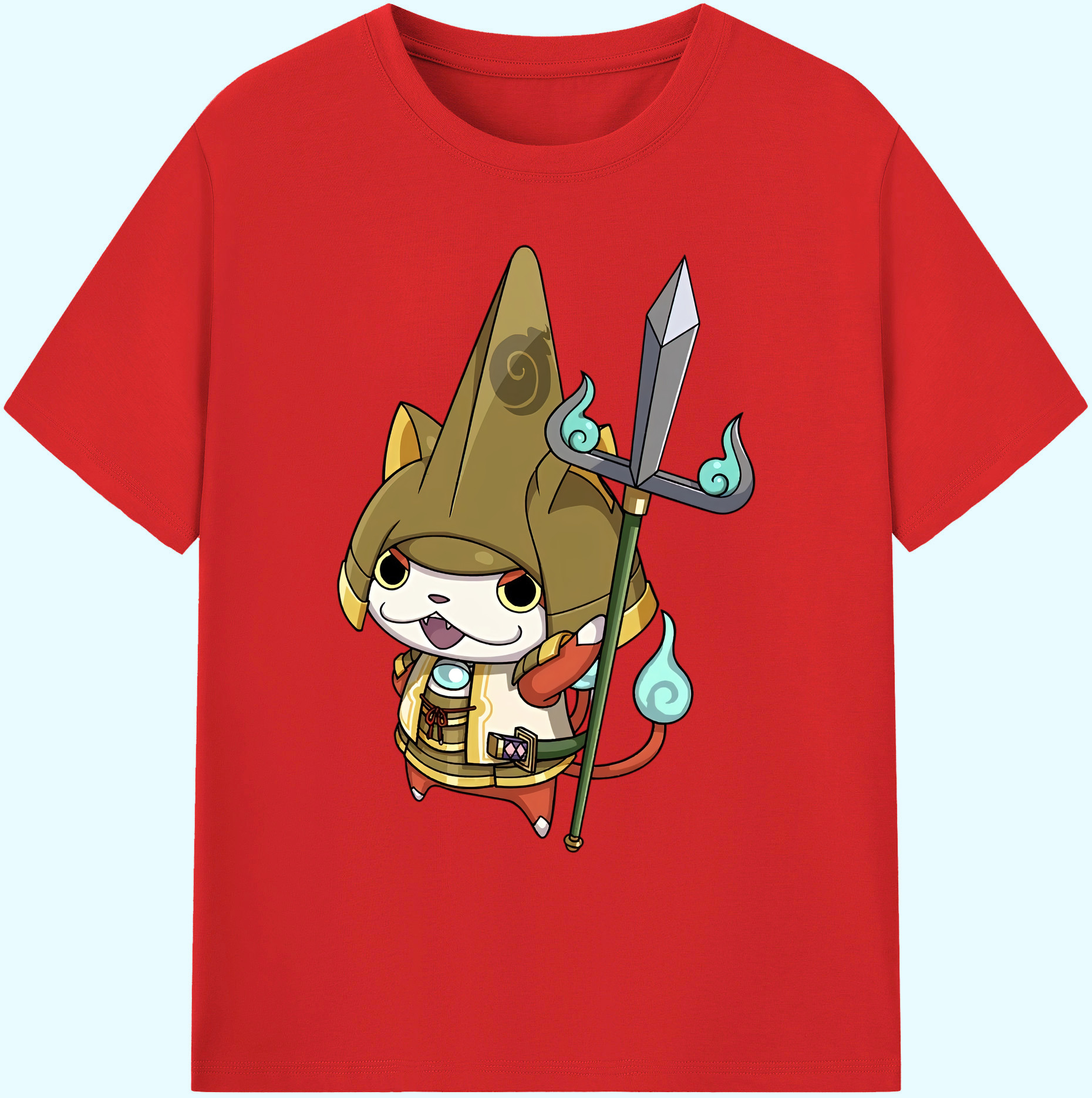 （画像用） 妖怪ウォッチ Yo-kai Watch 綿100％ メンズ半袖Tシャツ｜肌触りやわらか＆通気性