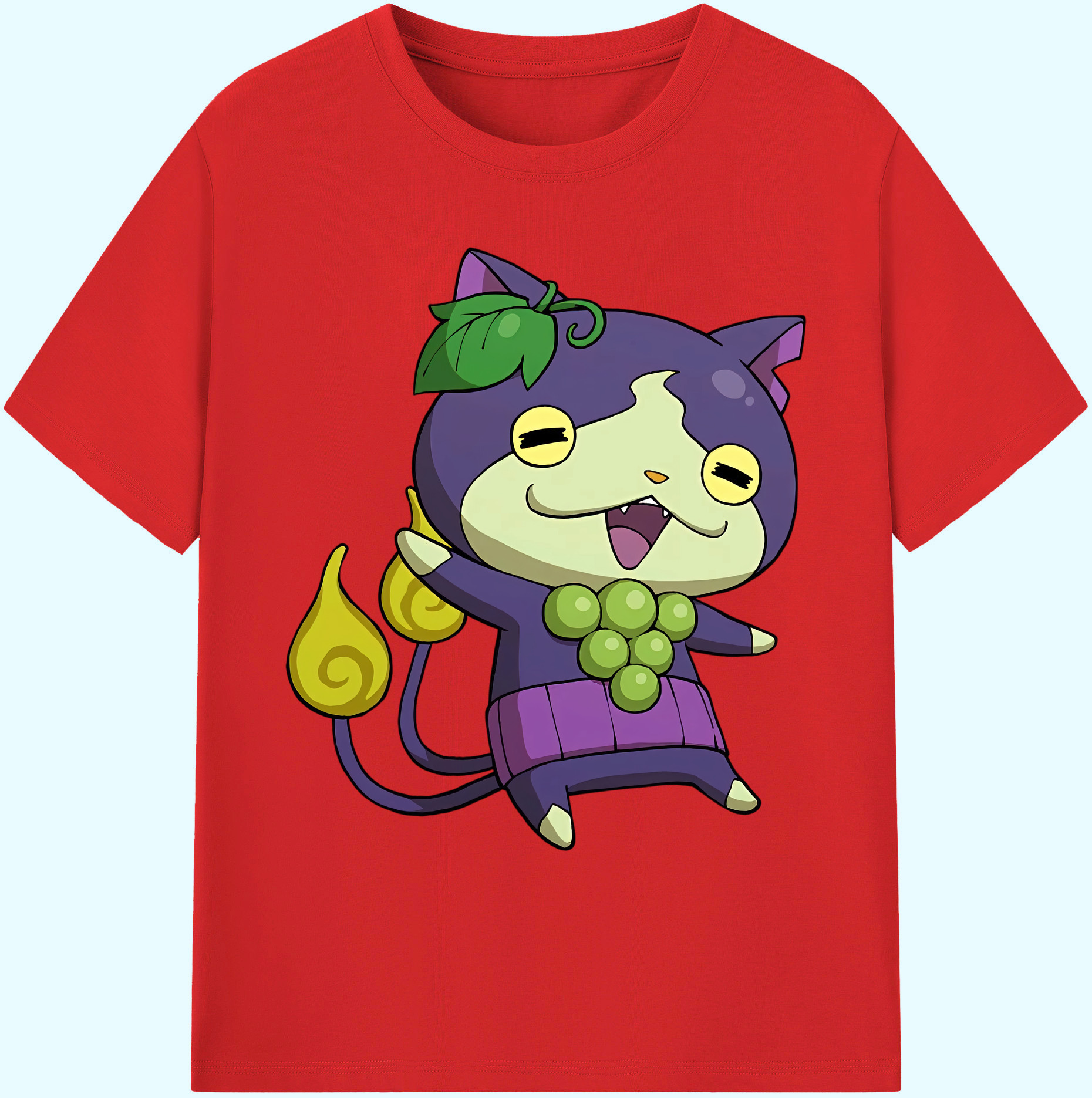 （画像用） 妖怪ウォッチ Yo-kai Watch 綿100％ メンズ半袖Tシャツ｜肌触りやわらか＆通気性