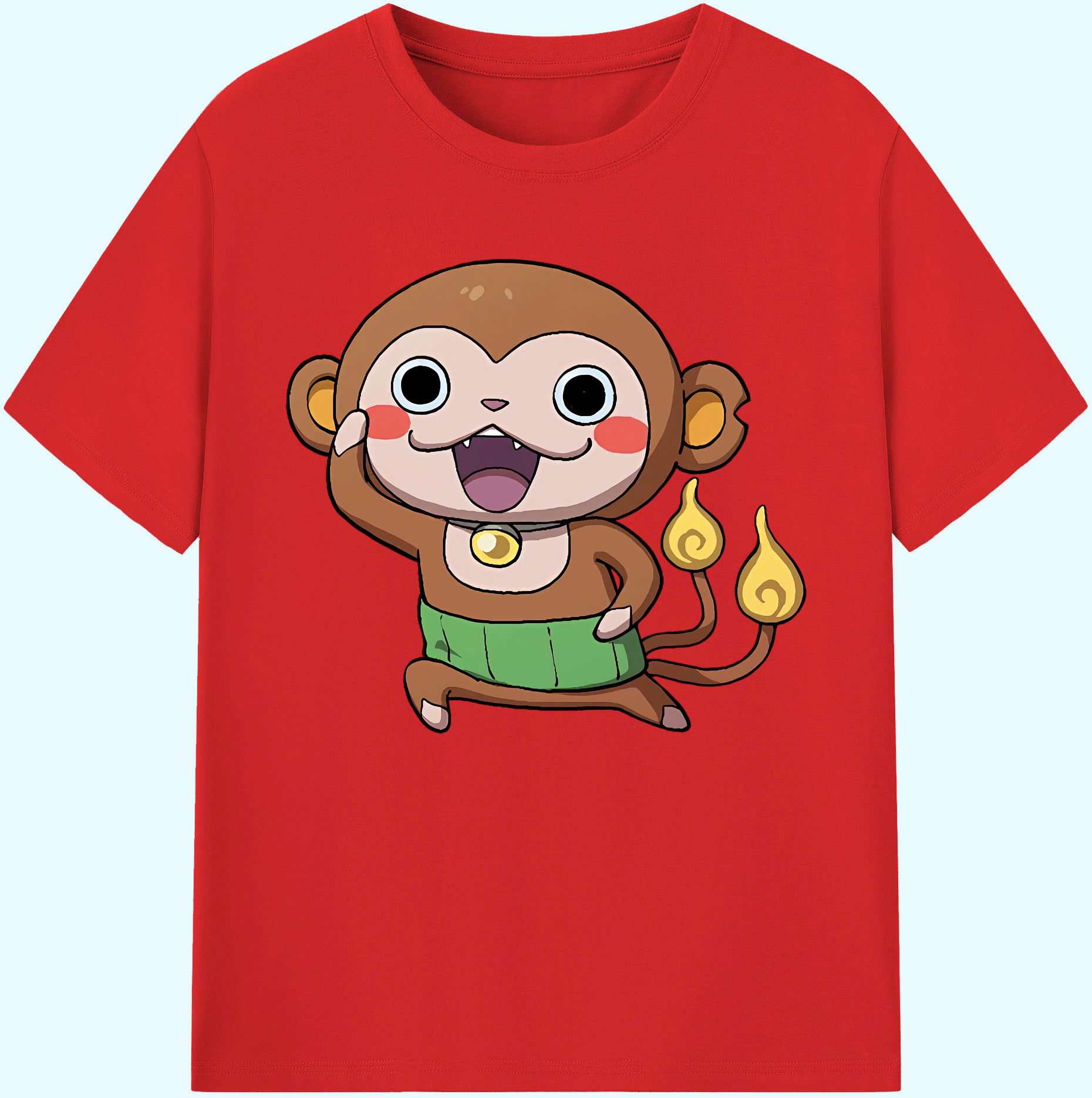 （画像用） 妖怪ウォッチ Yo-kai Watch 綿100％ メンズ半袖Tシャツ｜肌触りやわらか＆通気性
