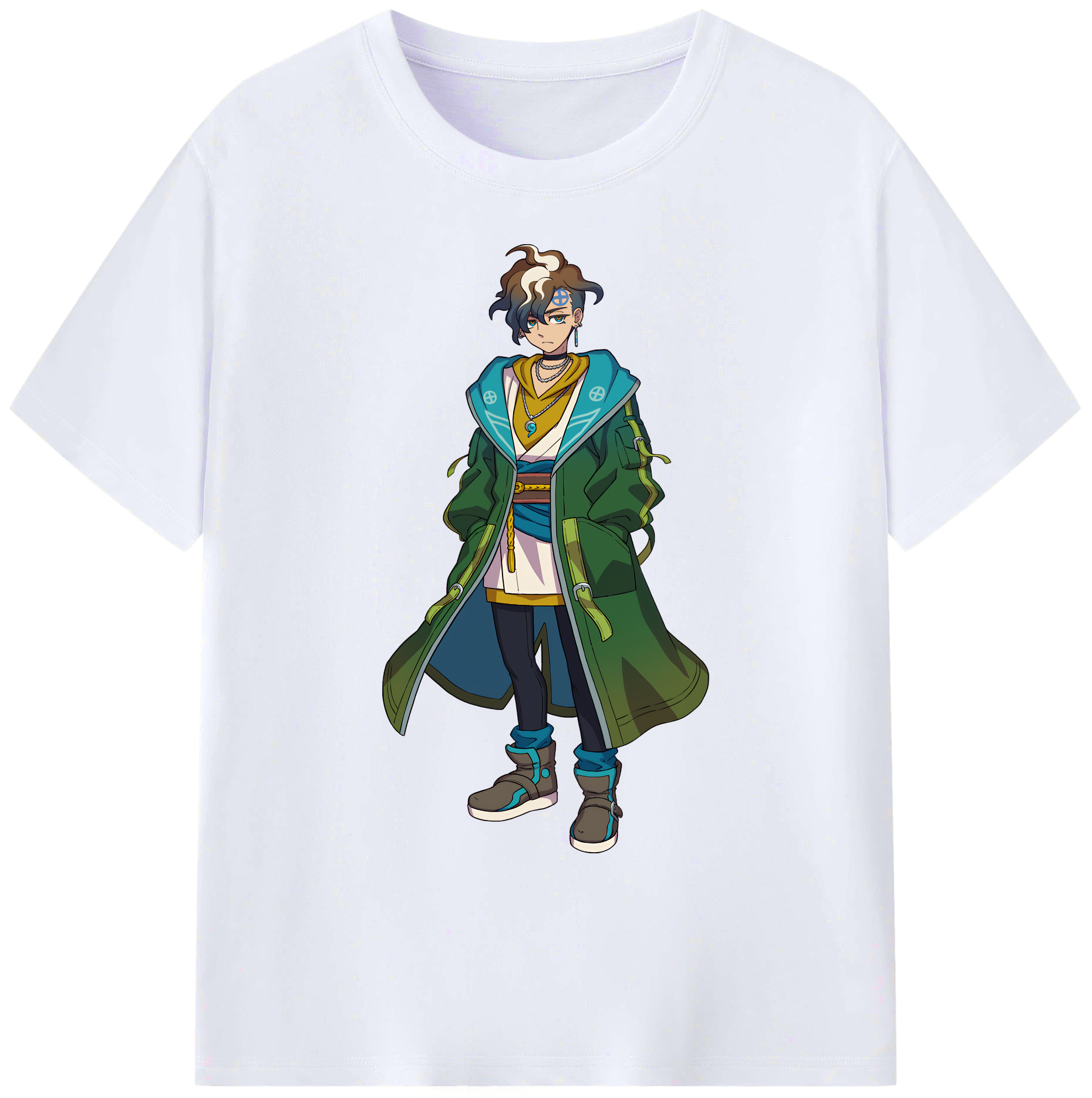 （画像用） 妖怪ウォッチ Yo-kai Watch 綿100％ メンズ半袖Tシャツ｜肌触りやわらか＆通気性