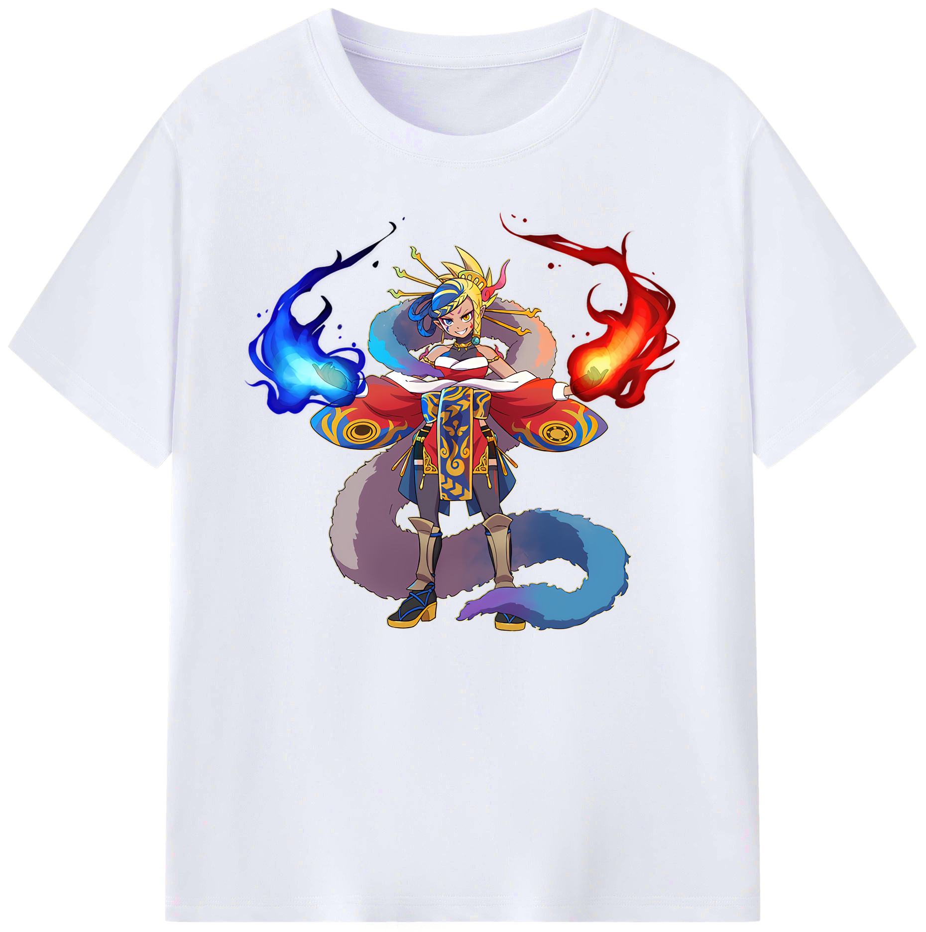 （画像用） 妖怪ウォッチ Yo-kai Watch 綿100％ メンズ半袖Tシャツ｜肌触りやわらか＆通気性