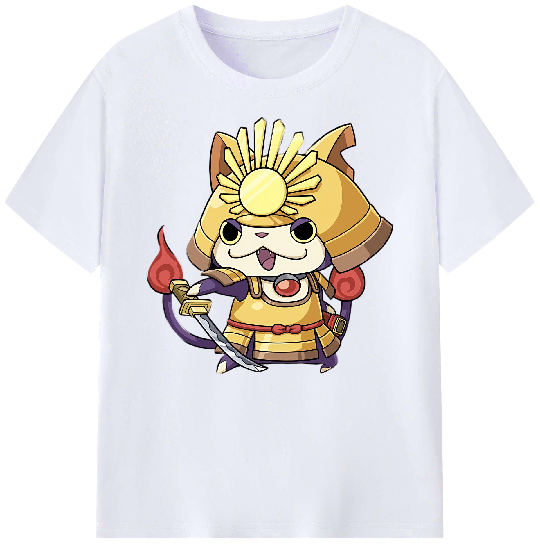 （画像用） 妖怪ウォッチ Yo-kai Watch 綿100％ メンズ半袖Tシャツ｜肌触りやわらか＆通気性