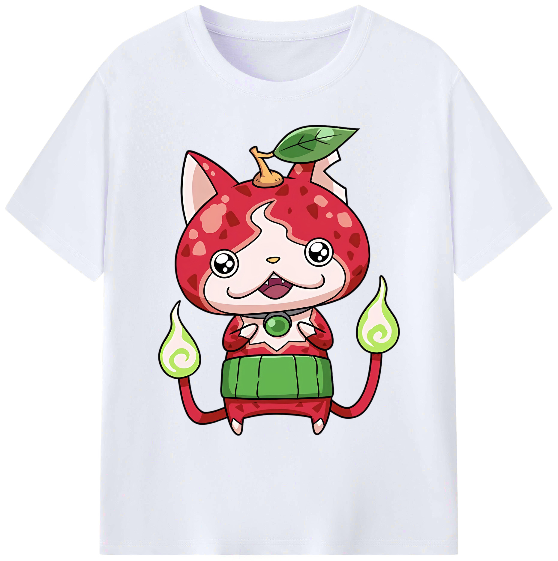 （画像用） 妖怪ウォッチ Yo-kai Watch 綿100％ メンズ半袖Tシャツ｜肌触りやわらか＆通気性