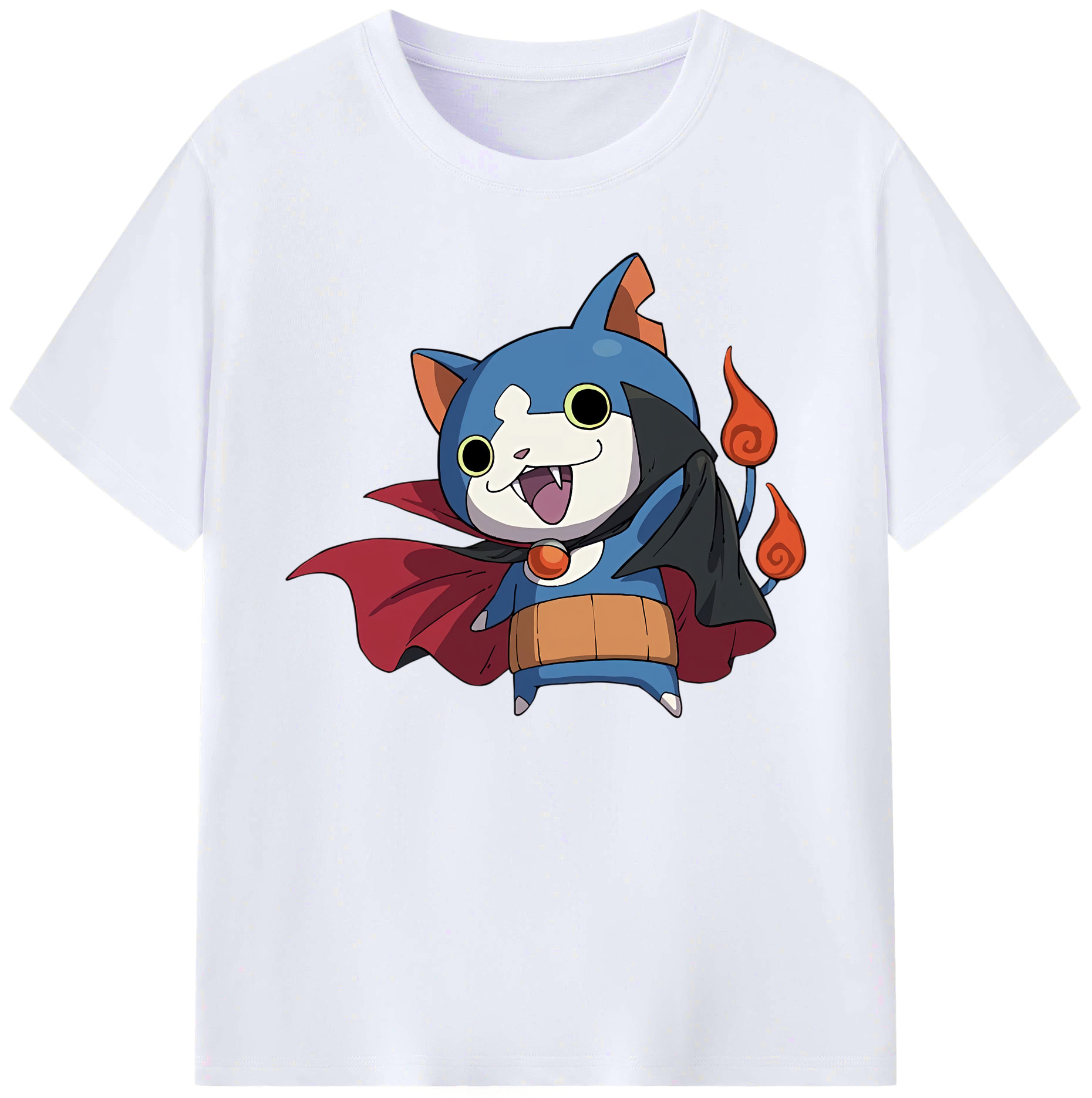 （画像用） 妖怪ウォッチ Yo-kai Watch 綿100％ メンズ半袖Tシャツ｜肌触りやわらか＆通気性