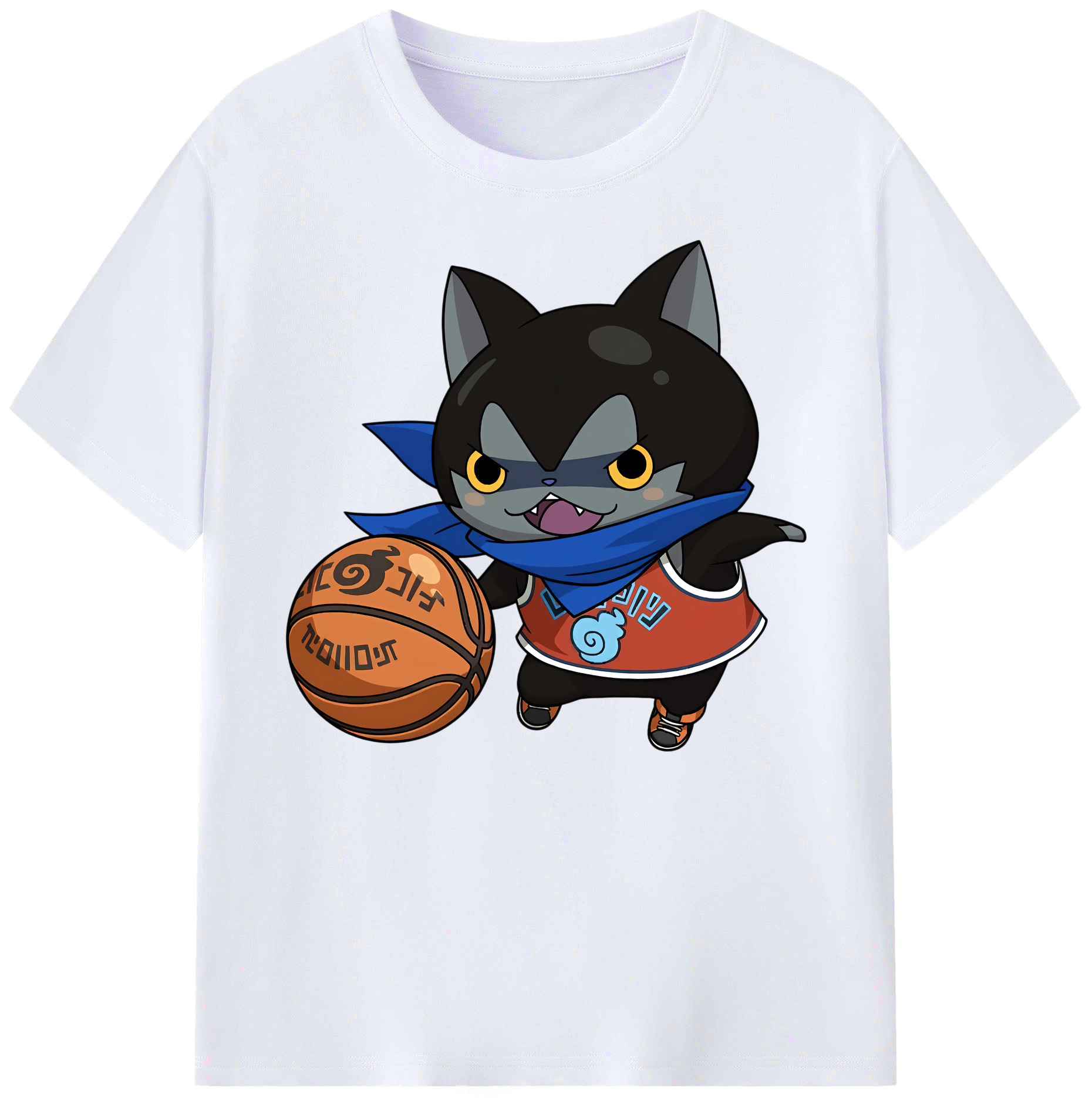 （画像用） 妖怪ウォッチ Yo-kai Watch 綿100％ メンズ半袖Tシャツ｜肌触りやわらか＆通気性