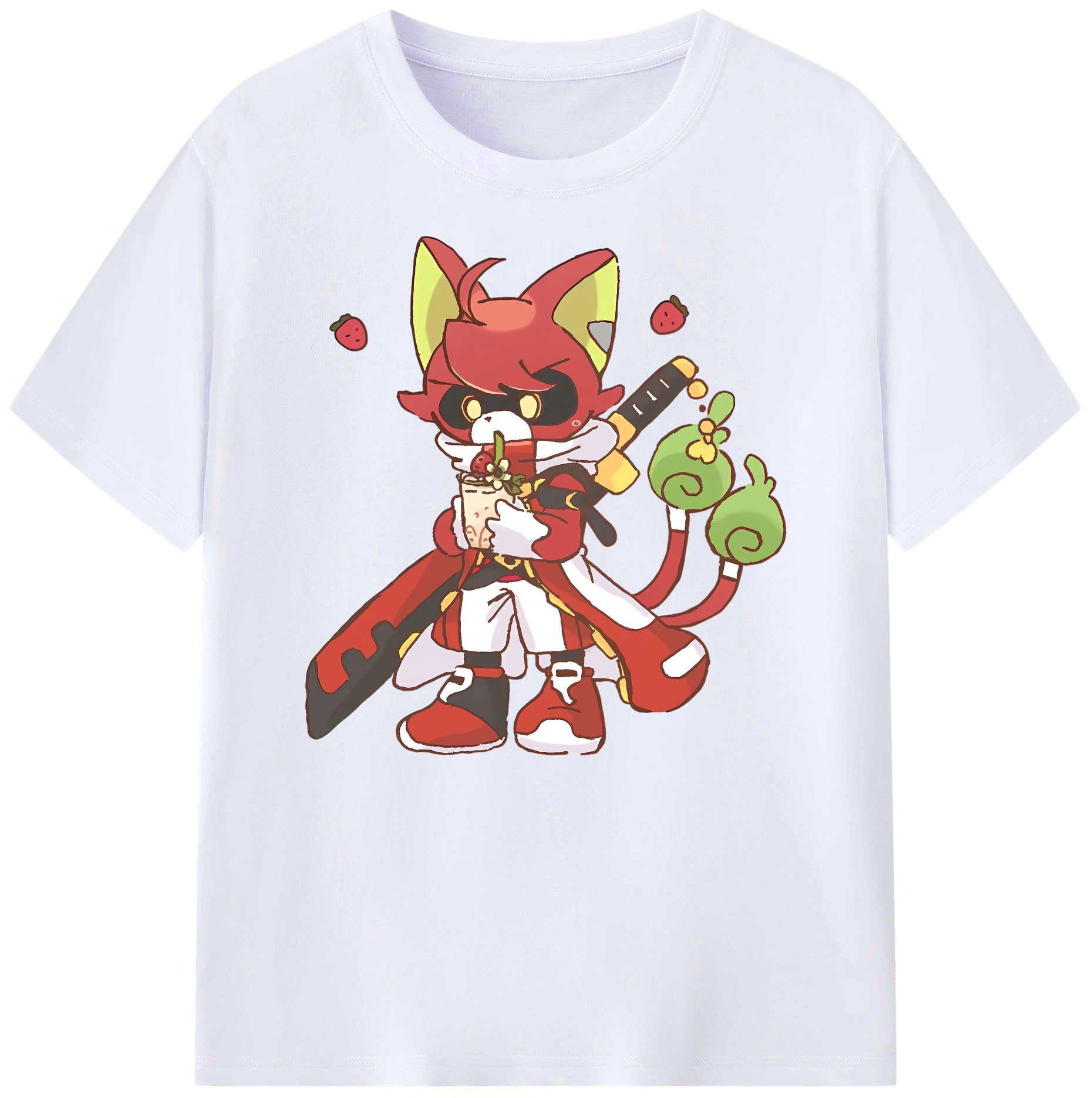 （画像用） 妖怪ウォッチ Yo-kai Watch 綿100％ メンズ半袖Tシャツ｜肌触りやわらか＆通気性