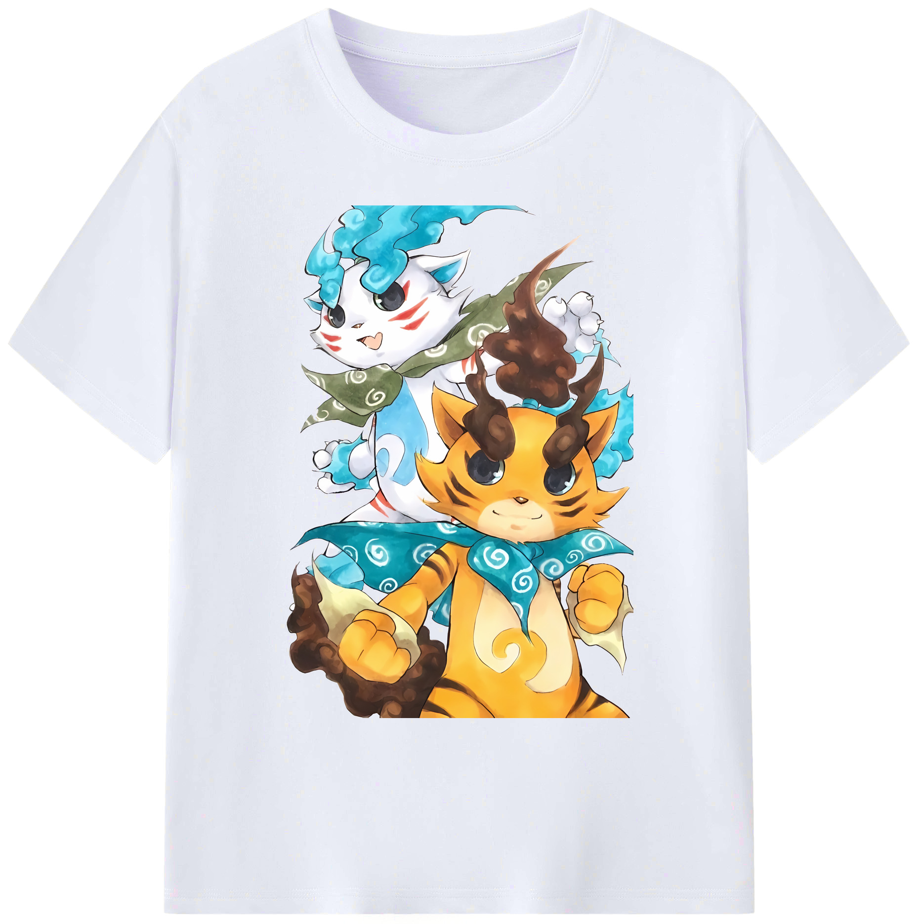 （画像用） 妖怪ウォッチ Yo-kai Watch 綿100％ メンズ半袖Tシャツ｜肌触りやわらか＆通気性