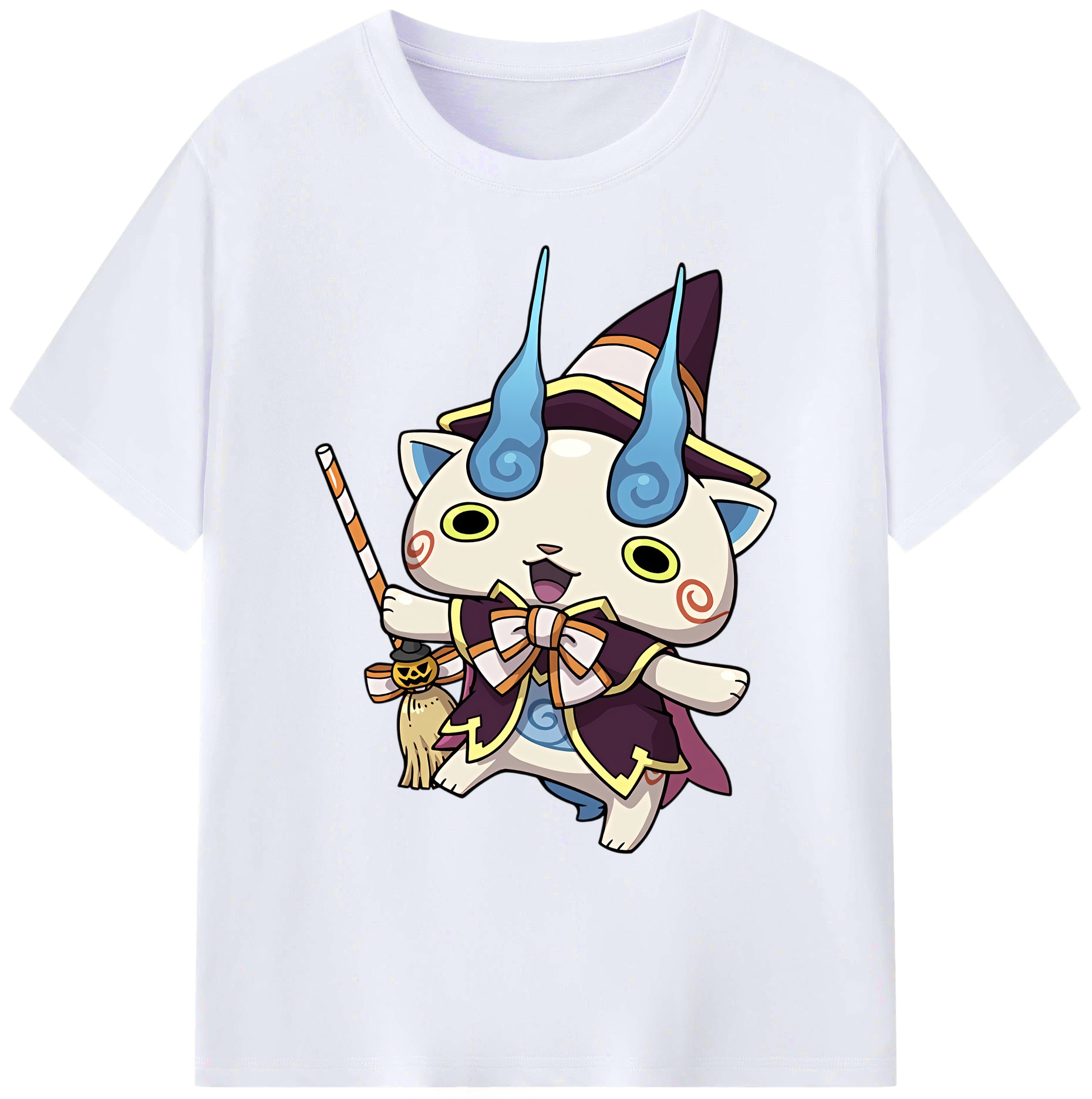 （画像用） 妖怪ウォッチ Yo-kai Watch 綿100％ メンズ半袖Tシャツ｜肌触りやわらか＆通気性