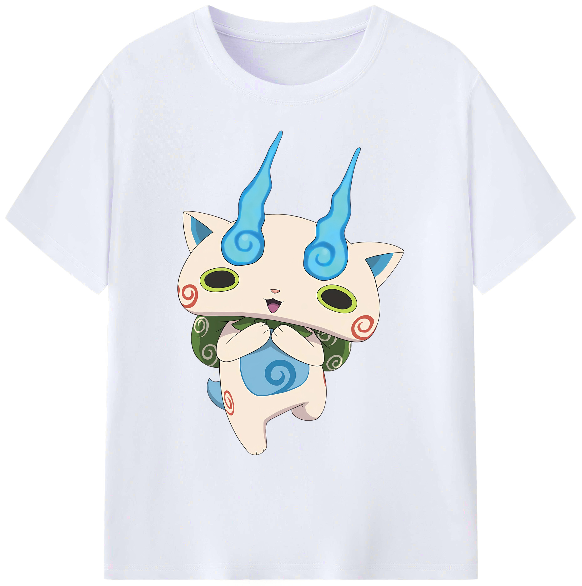 （画像用） 妖怪ウォッチ Yo-kai Watch 綿100％ メンズ半袖Tシャツ｜肌触りやわらか＆通気性