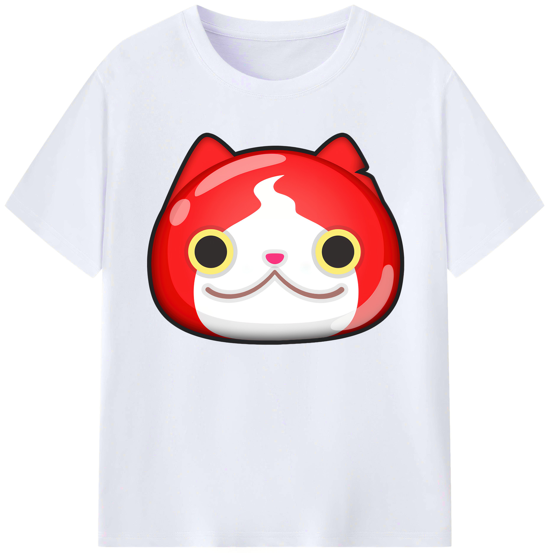 （画像用） 妖怪ウォッチ Yo-kai Watch 綿100％ メンズ半袖Tシャツ｜肌触りやわらか＆通気性