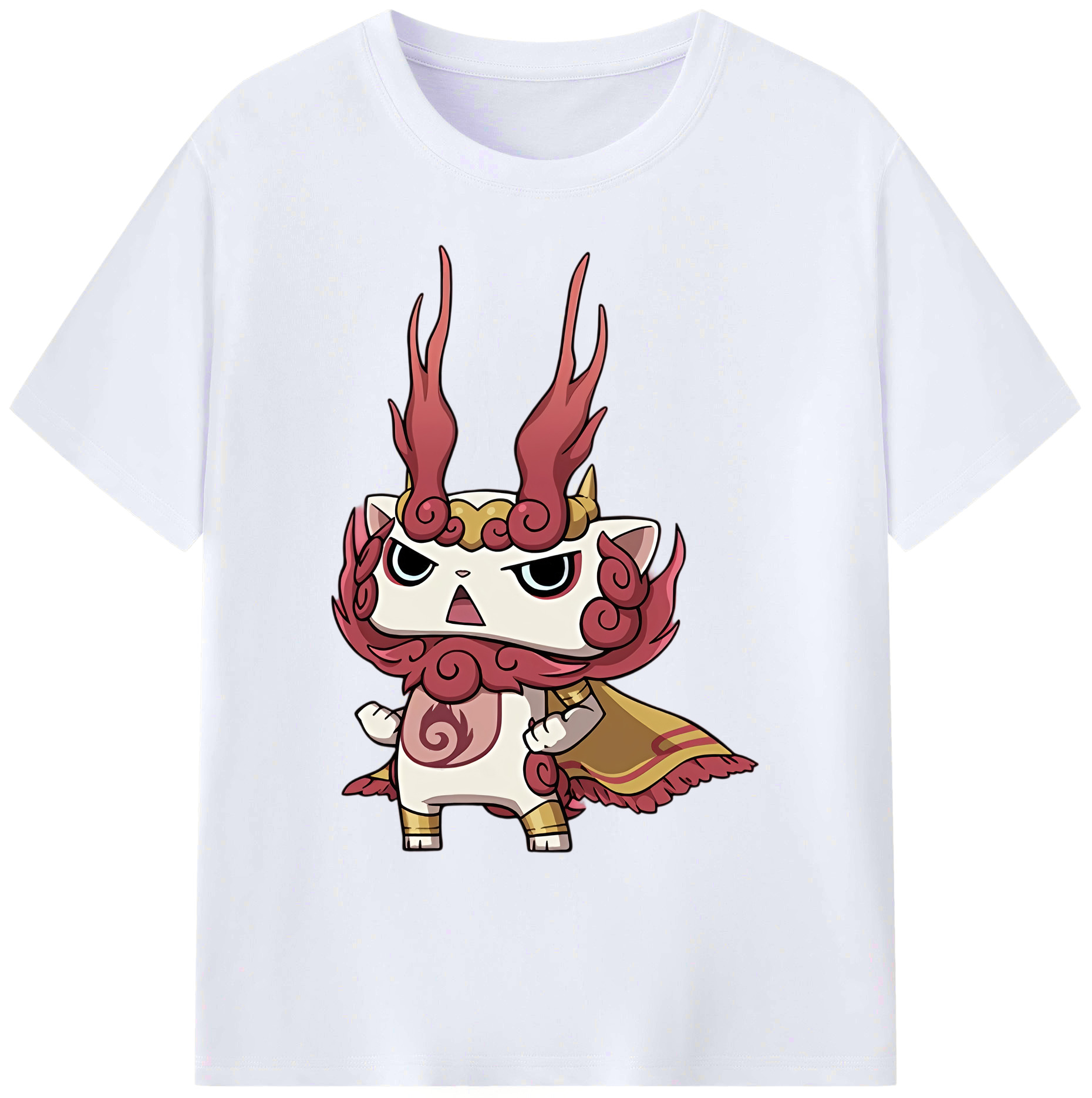 （画像用） 妖怪ウォッチ Yo-kai Watch 綿100％ メンズ半袖Tシャツ｜肌触りやわらか＆通気性