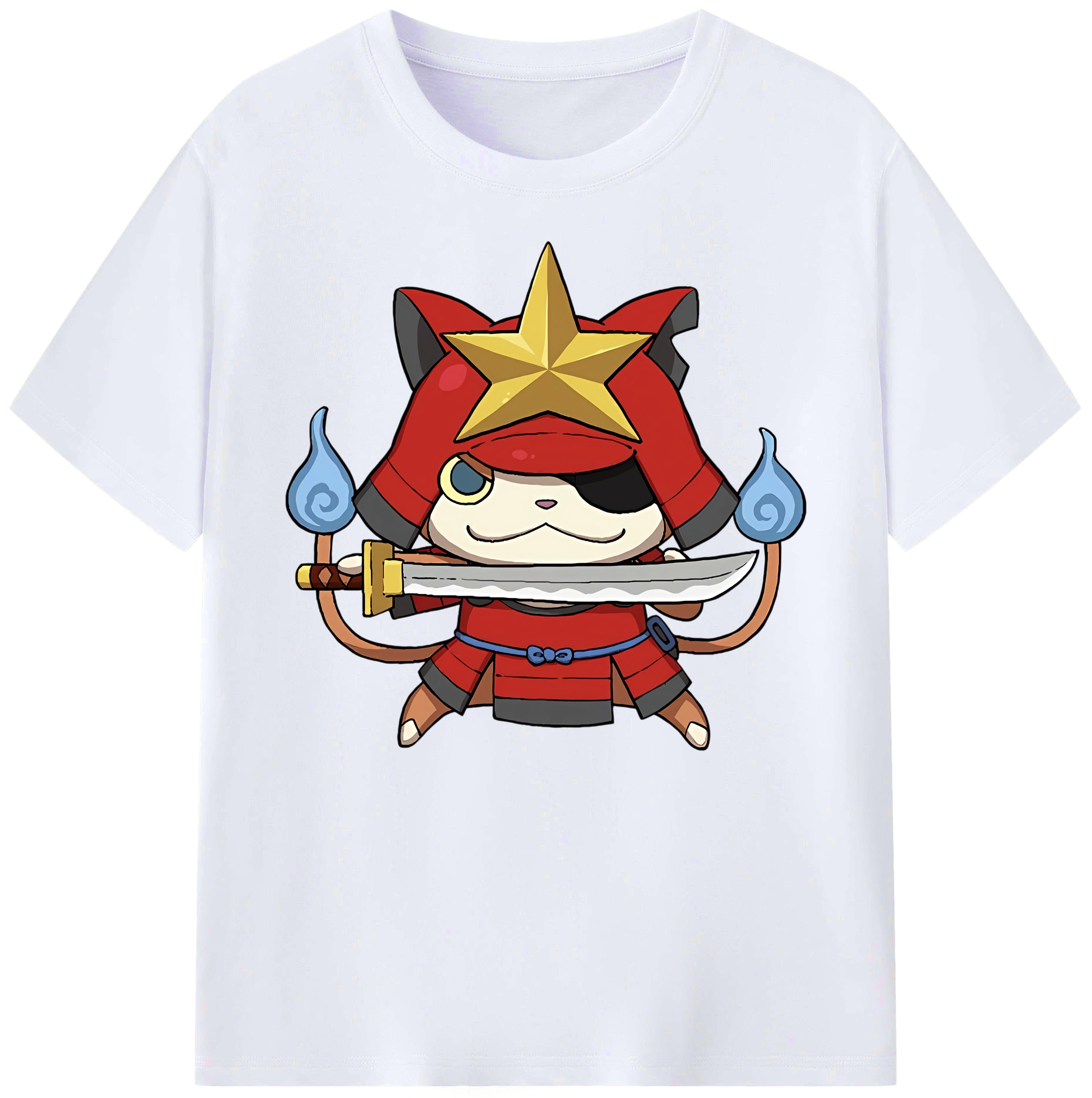 （画像用） 妖怪ウォッチ Yo-kai Watch 綿100％ メンズ半袖Tシャツ｜肌触りやわらか＆通気性