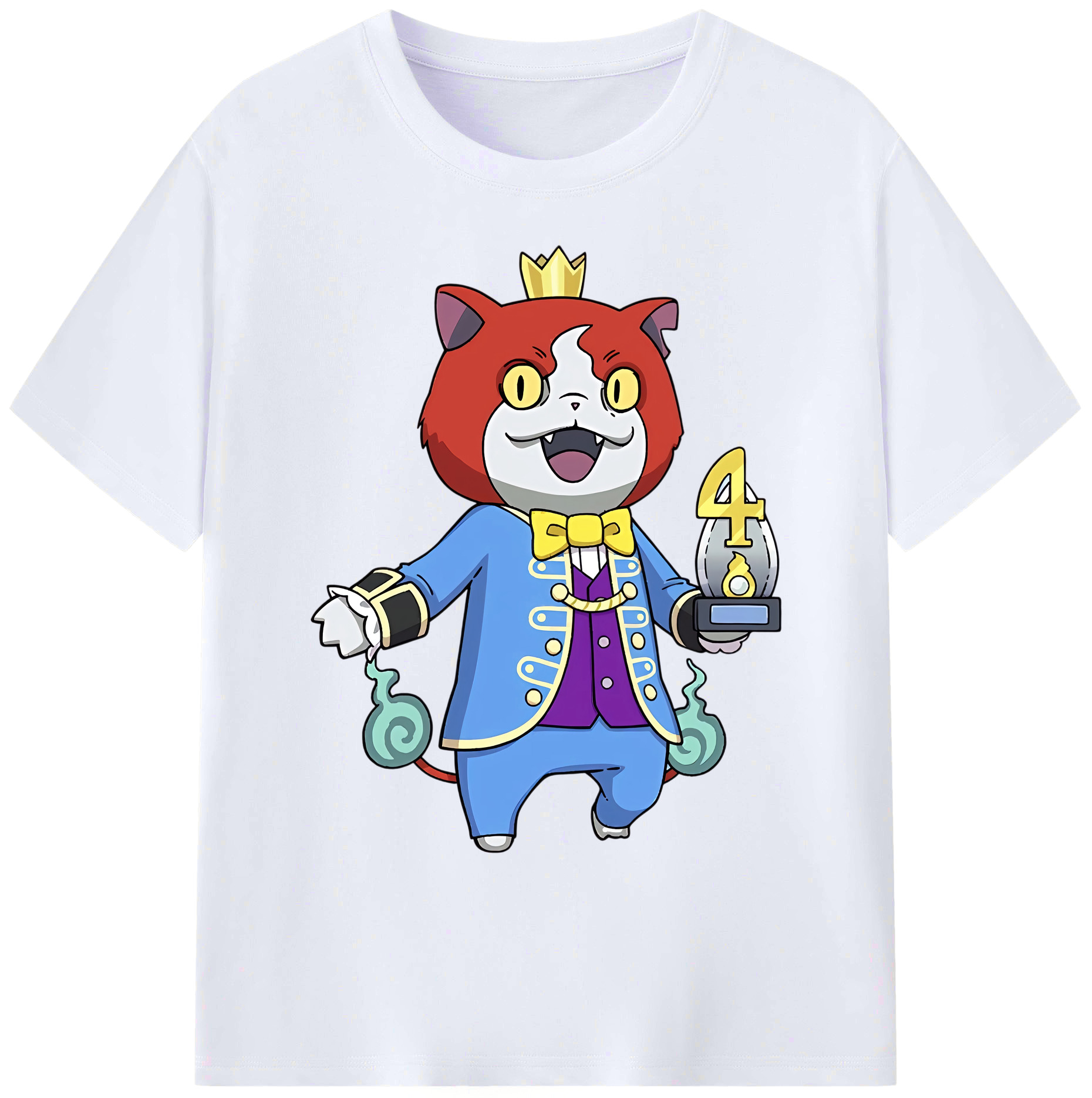 （画像用） 妖怪ウォッチ Yo-kai Watch 綿100％ メンズ半袖Tシャツ｜肌触りやわらか＆通気性