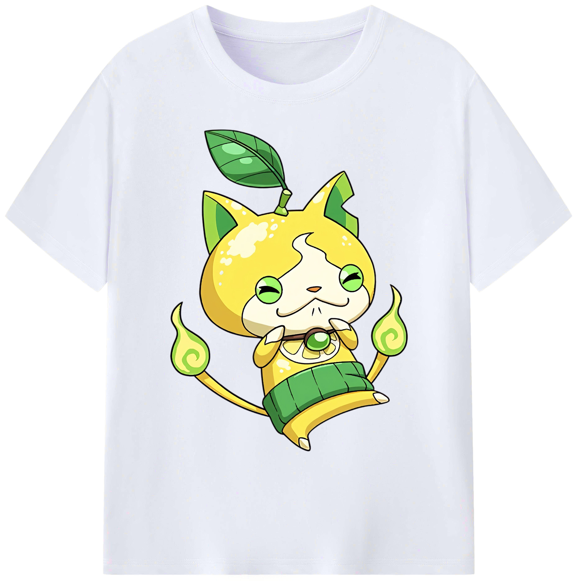 （画像用） 妖怪ウォッチ Yo-kai Watch 綿100％ メンズ半袖Tシャツ｜肌触りやわらか＆通気性