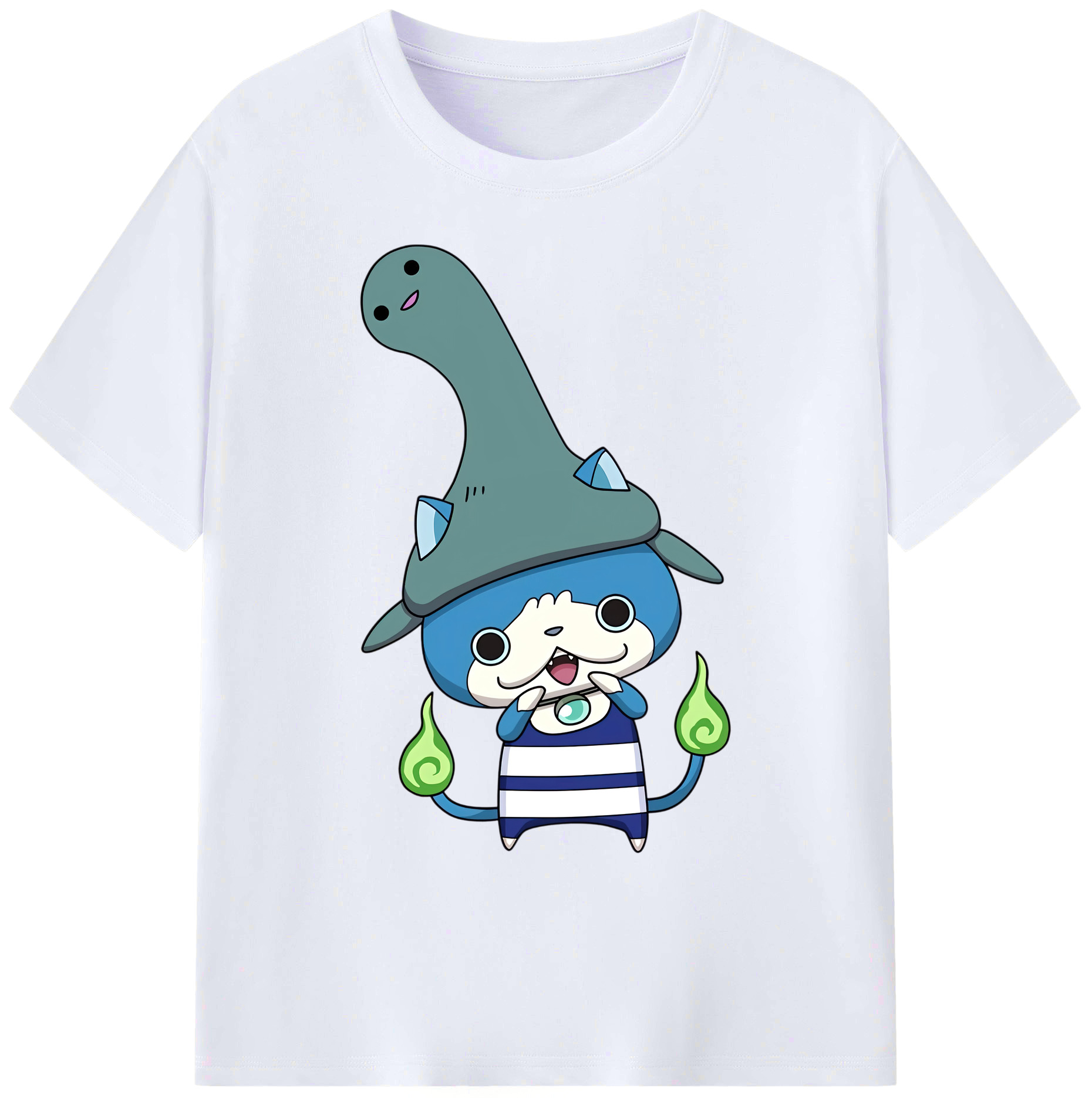 （画像用） 妖怪ウォッチ Yo-kai Watch 綿100％ メンズ半袖Tシャツ｜肌触りやわらか＆通気性