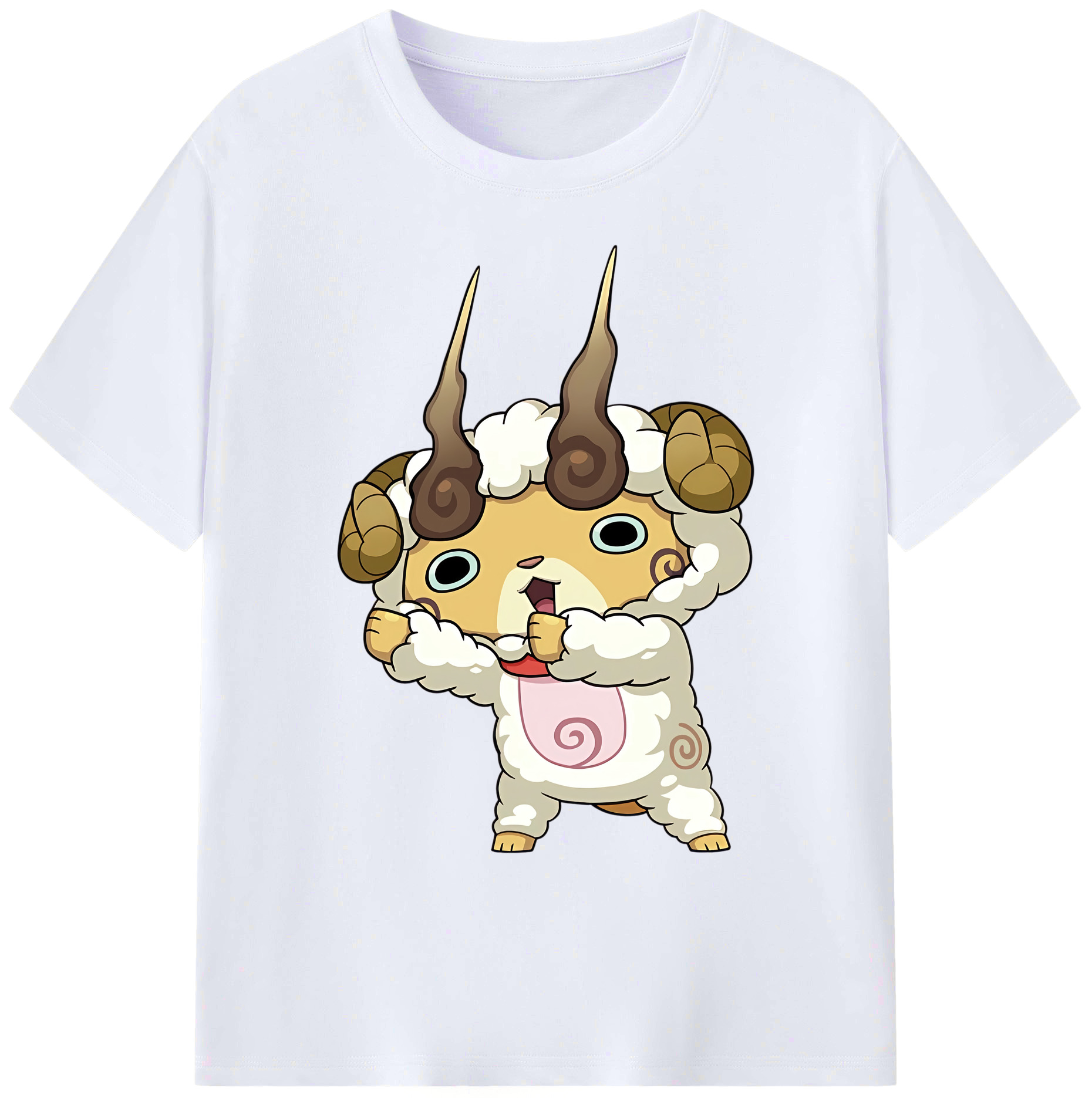 （画像用） 妖怪ウォッチ Yo-kai Watch 綿100％ メンズ半袖Tシャツ｜肌触りやわらか＆通気性
