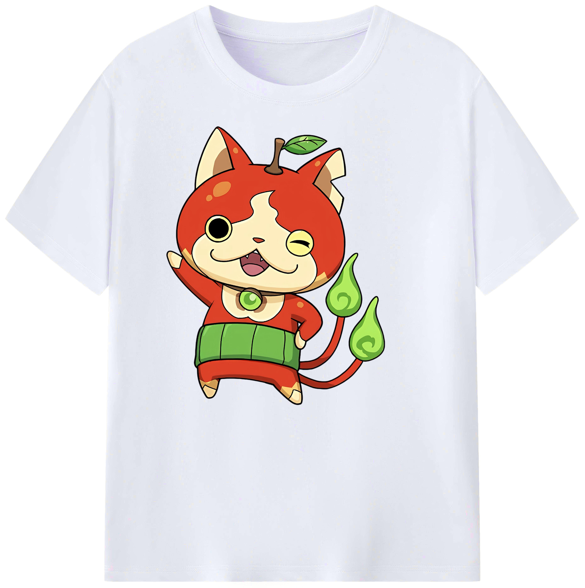 （画像用） 妖怪ウォッチ Yo-kai Watch 綿100％ メンズ半袖Tシャツ｜肌触りやわらか＆通気性