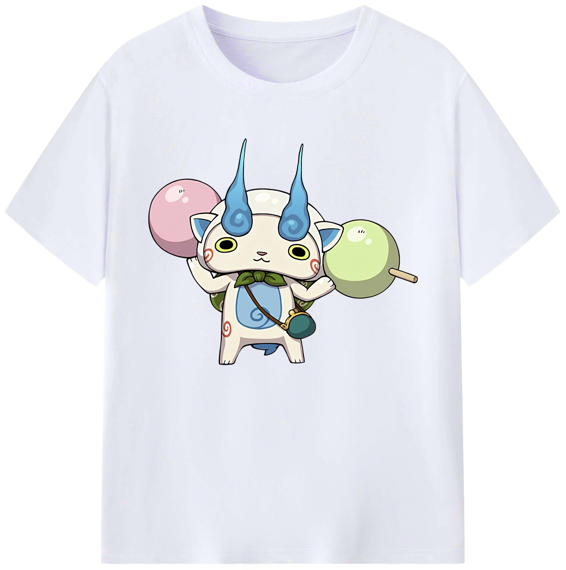 （画像用） 妖怪ウォッチ Yo-kai Watch 綿100％ メンズ半袖Tシャツ｜肌触りやわらか＆通気性
