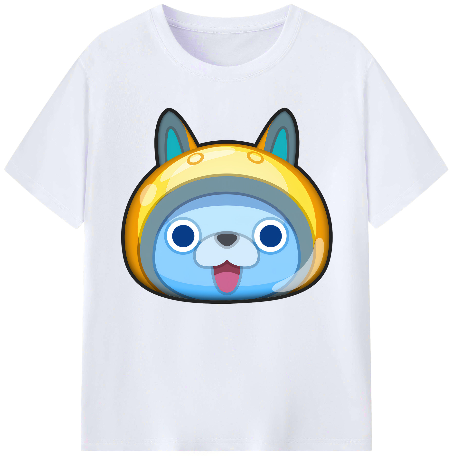 （画像用） 妖怪ウォッチ Yo-kai Watch 綿100％ メンズ半袖Tシャツ｜肌触りやわらか＆通気性