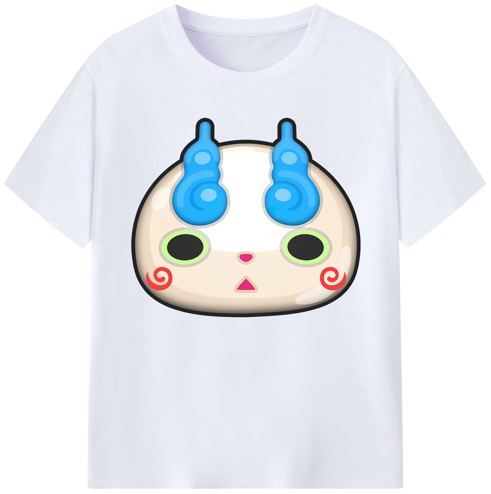 （画像用） 妖怪ウォッチ Yo-kai Watch 綿100％ メンズ半袖Tシャツ｜肌触りやわらか＆通気性
