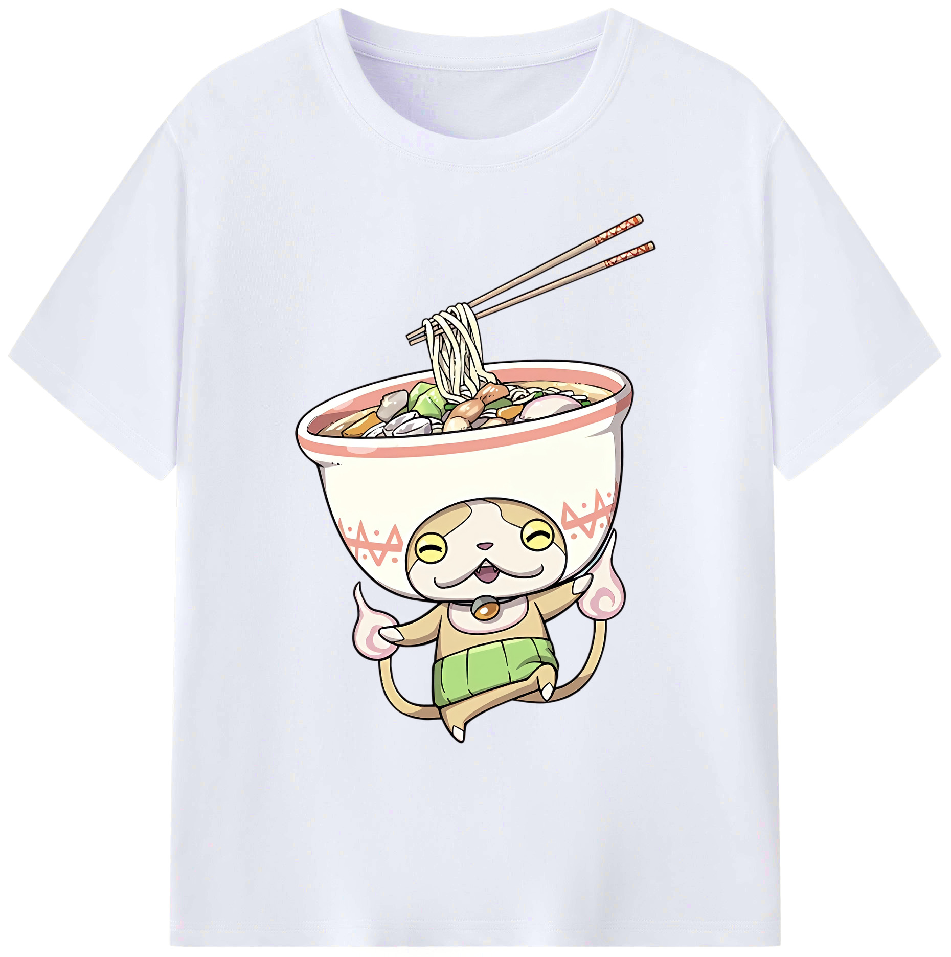 （画像用） 妖怪ウォッチ Yo-kai Watch 綿100％ メンズ半袖Tシャツ｜肌触りやわらか＆通気性