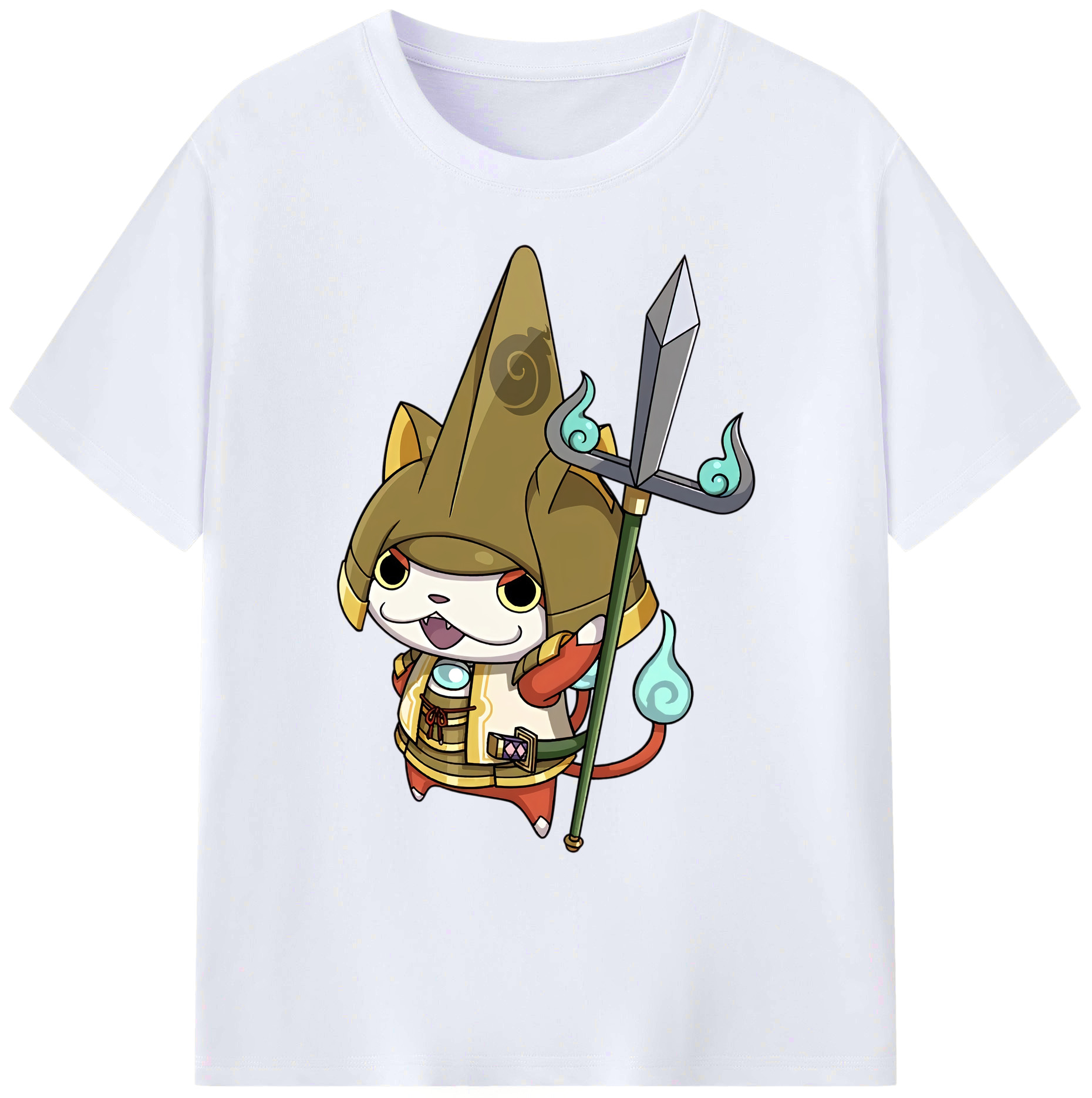 （画像用） 妖怪ウォッチ Yo-kai Watch 綿100％ メンズ半袖Tシャツ｜肌触りやわらか＆通気性