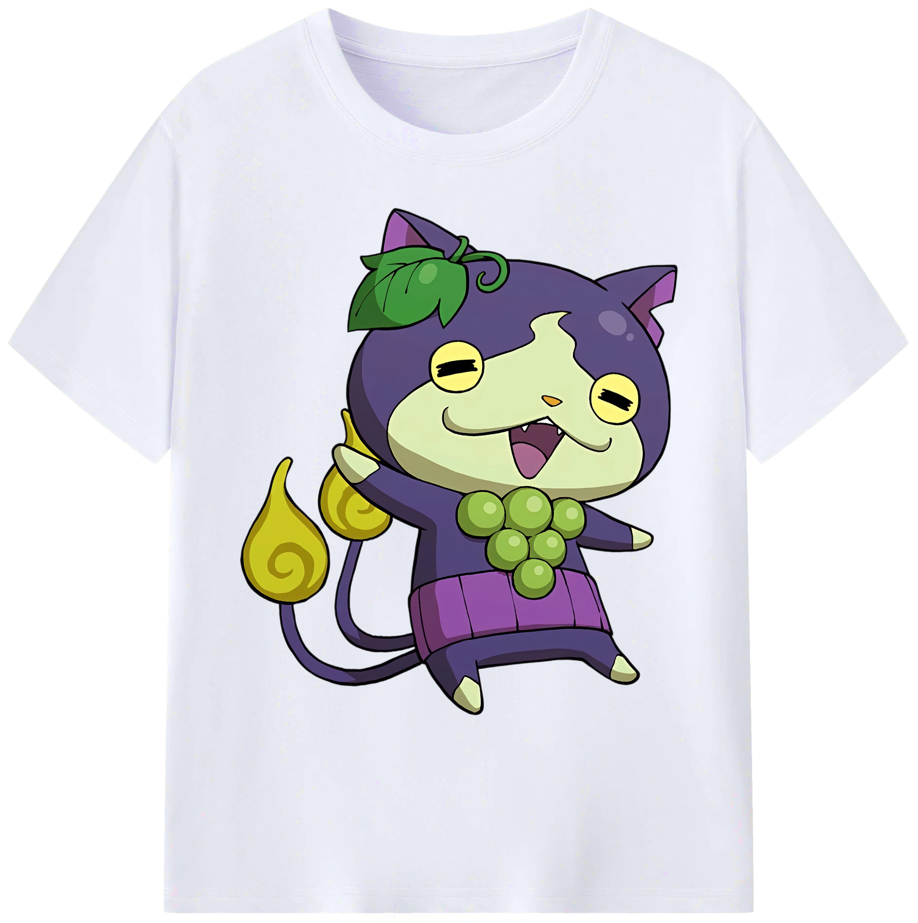（画像用） 妖怪ウォッチ Yo-kai Watch 綿100％ メンズ半袖Tシャツ｜肌触りやわらか＆通気性