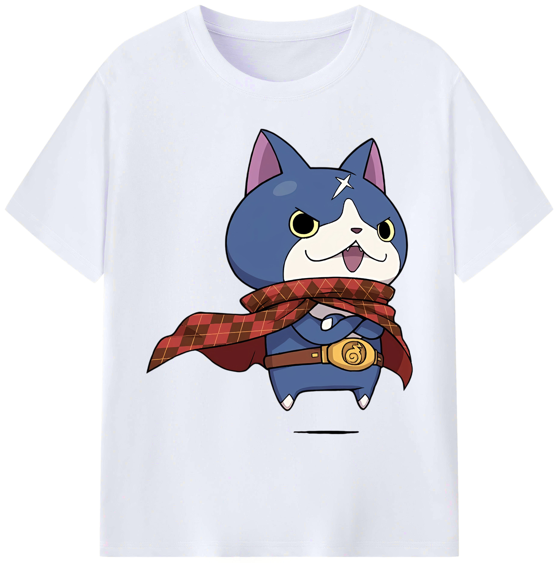 （画像用） 妖怪ウォッチ Yo-kai Watch 綿100％ メンズ半袖Tシャツ｜肌触りやわらか＆通気性