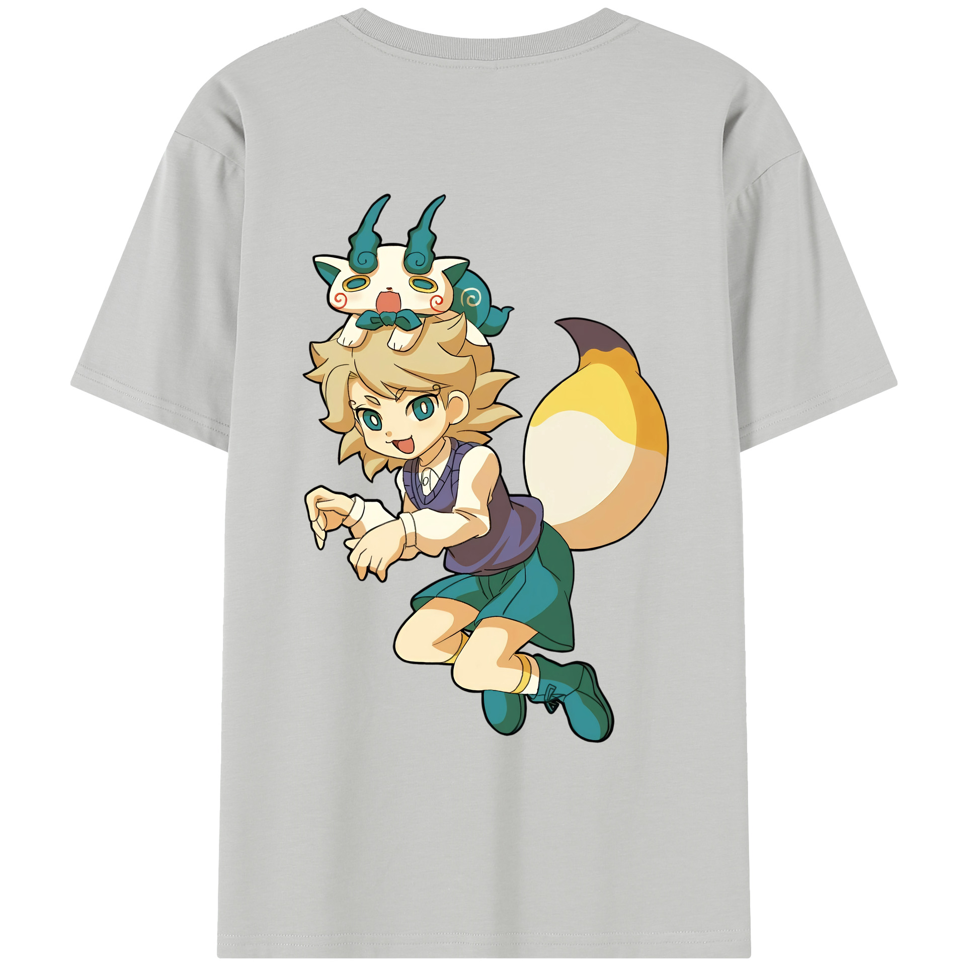 （画像用） 妖怪ウォッチ Yo-kai Watch レディース半袖Tシャツ(バックプリント)