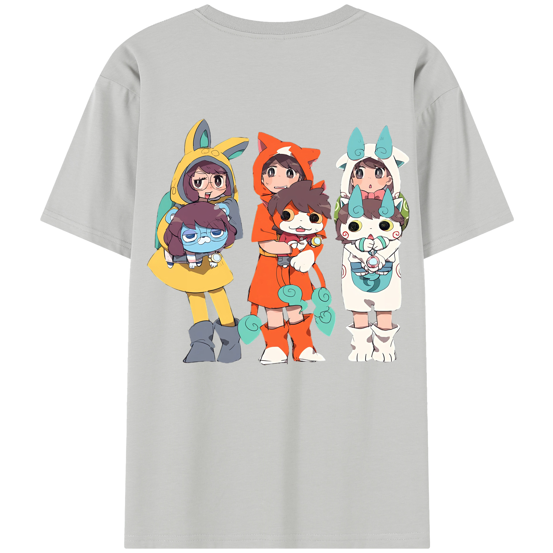（画像用） 妖怪ウォッチ Yo-kai Watch レディース半袖Tシャツ(バックプリント)
