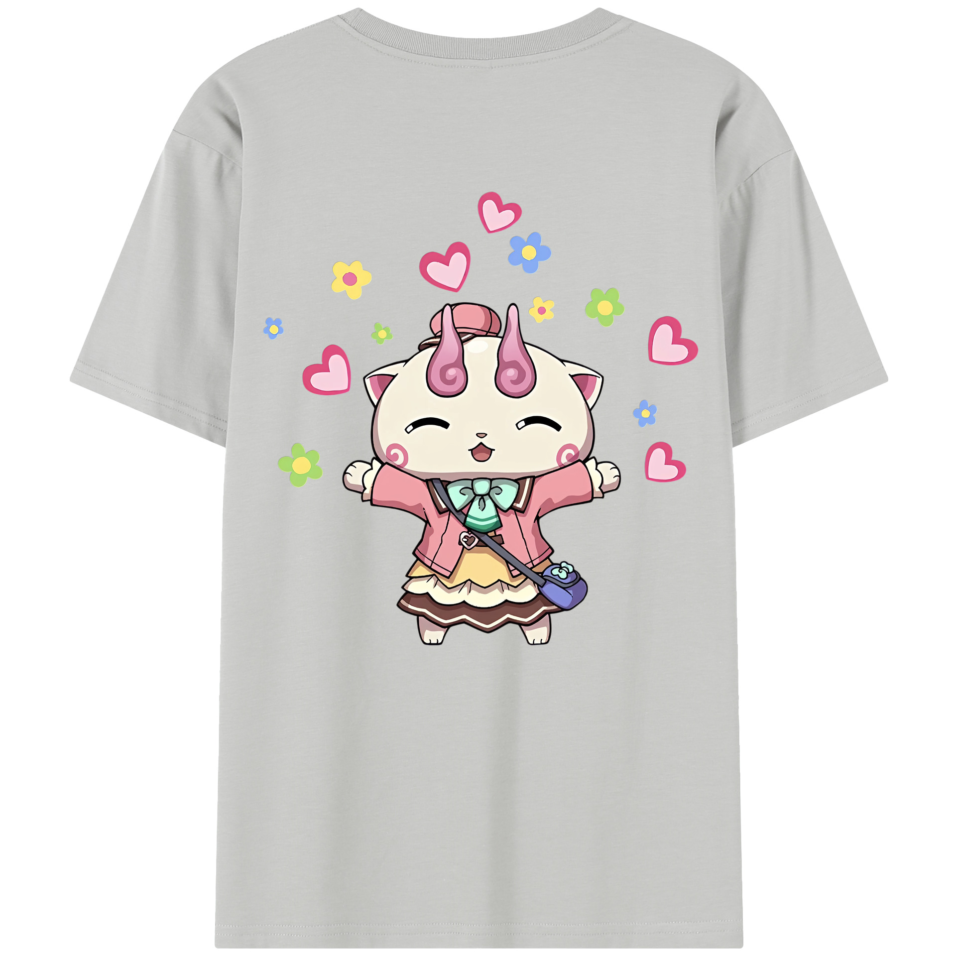 （画像用） 妖怪ウォッチ Yo-kai Watch レディース半袖Tシャツ(バックプリント)