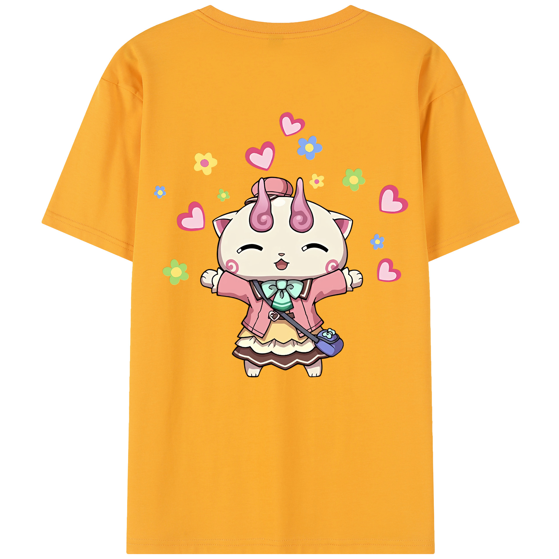 （画像用） 妖怪ウォッチ Yo-kai Watch レディース半袖Tシャツ(バックプリント)