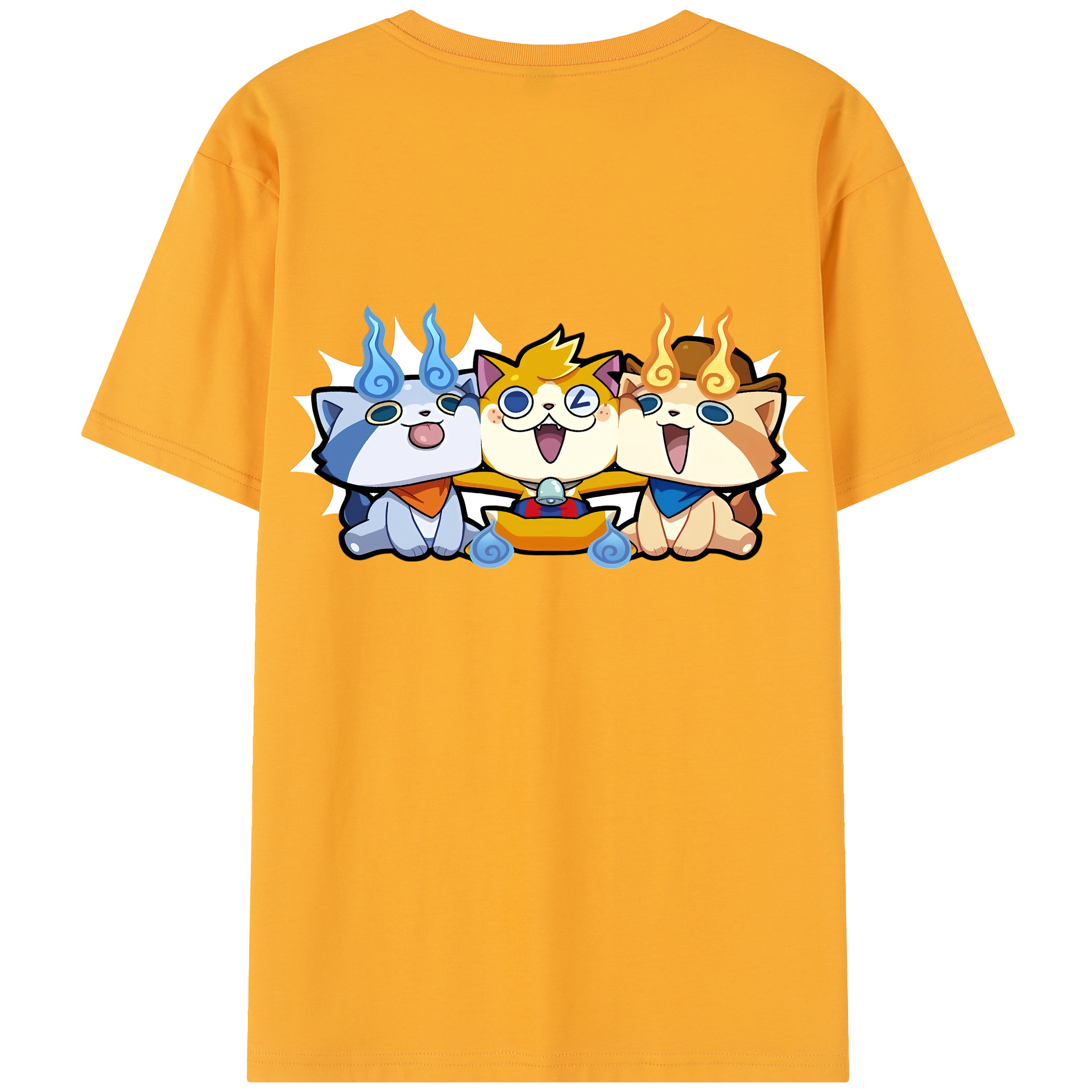 （画像用） 妖怪ウォッチ Yo-kai Watch レディース半袖Tシャツ(バックプリント)