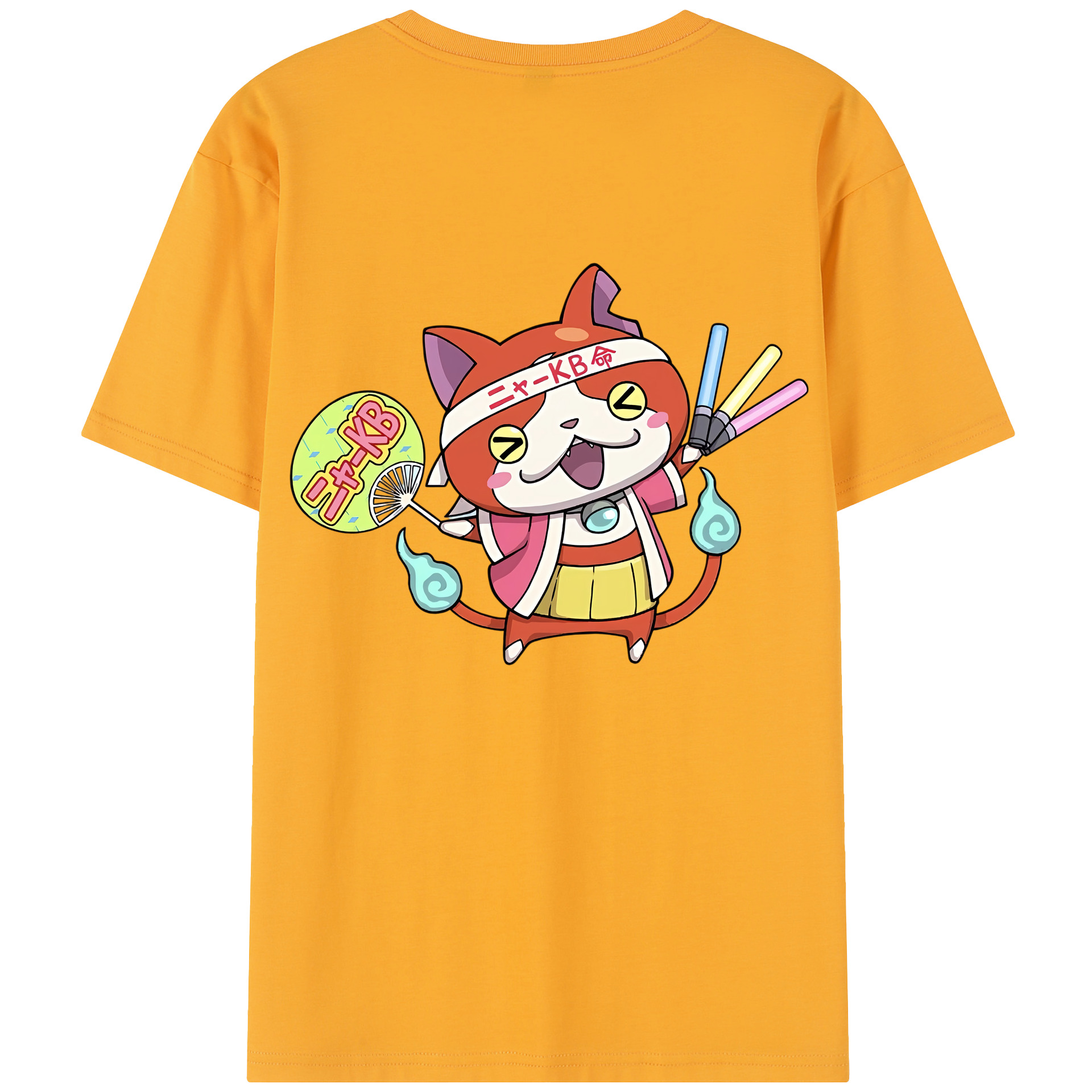 （画像用） 妖怪ウォッチ Yo-kai Watch レディース半袖Tシャツ(バックプリント)