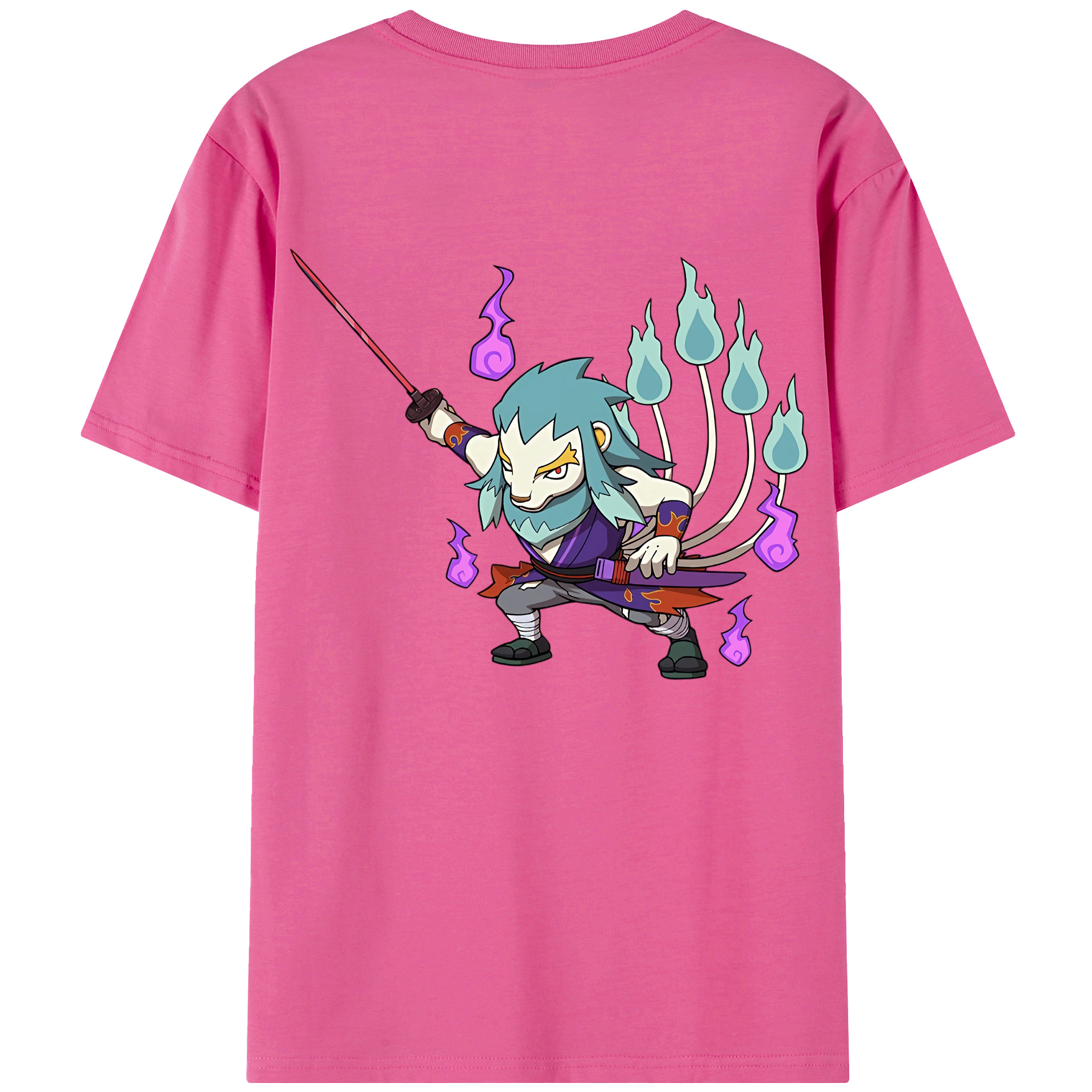 （画像用） 妖怪ウォッチ Yo-kai Watch レディース半袖Tシャツ(バックプリント)