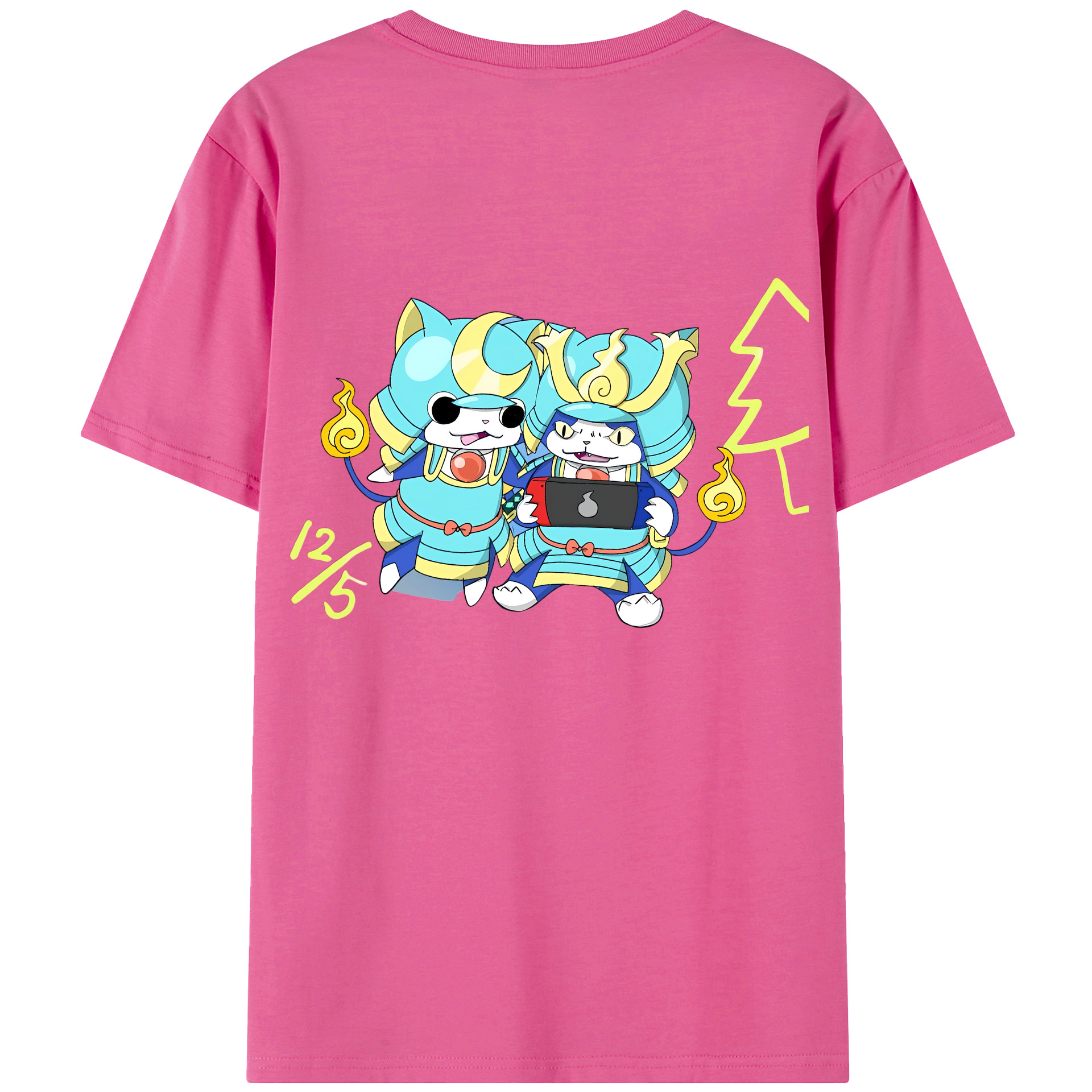 （画像用） 妖怪ウォッチ Yo-kai Watch レディース半袖Tシャツ(バックプリント)